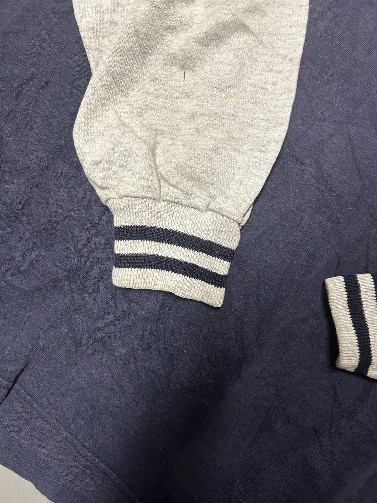Champion Champion Long Sleeve Polo Shirt - Navy and Grey Size US M / EU 48-50 / 2 - 4 Thumbnail