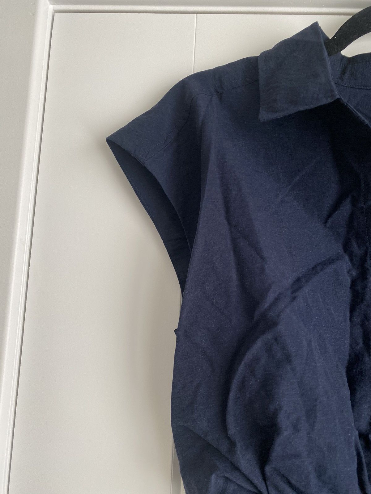 Old Navy OLD NAVY NWT women’s blue cut out waist button midi dress Size M / US 6-8 / IT 42-44 - 5 Thumbnail