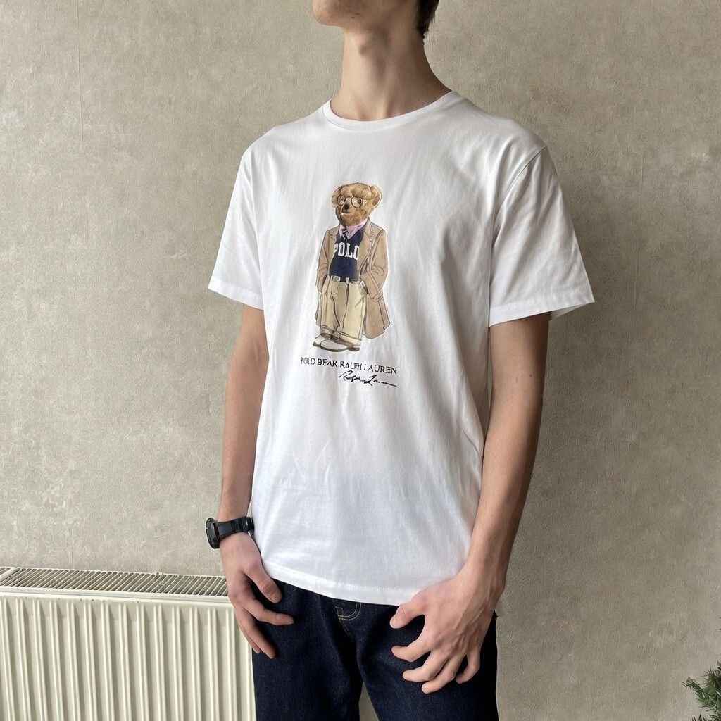 Polo Ralph Lauren Polo Ralph Lauren Bear T-shirt Tee Size US XL / EU 56 / 4 - 1 Thumbnail