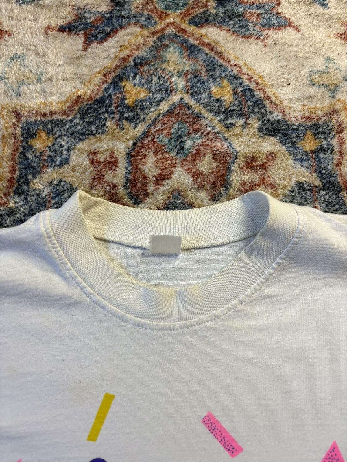Vintage Vintage Summer Beach Club Flowers T-shirt Large Size US L / EU 52-54 / 3 - 3 Thumbnail