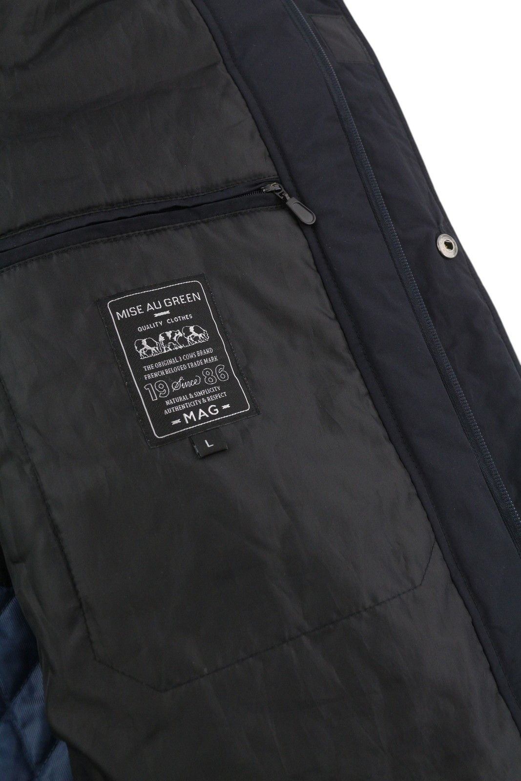Other L Black Full Zip High Neck Insulated Mid-Length 86370 Size US L / EU 52-54 / 3 - 7 Thumbnail