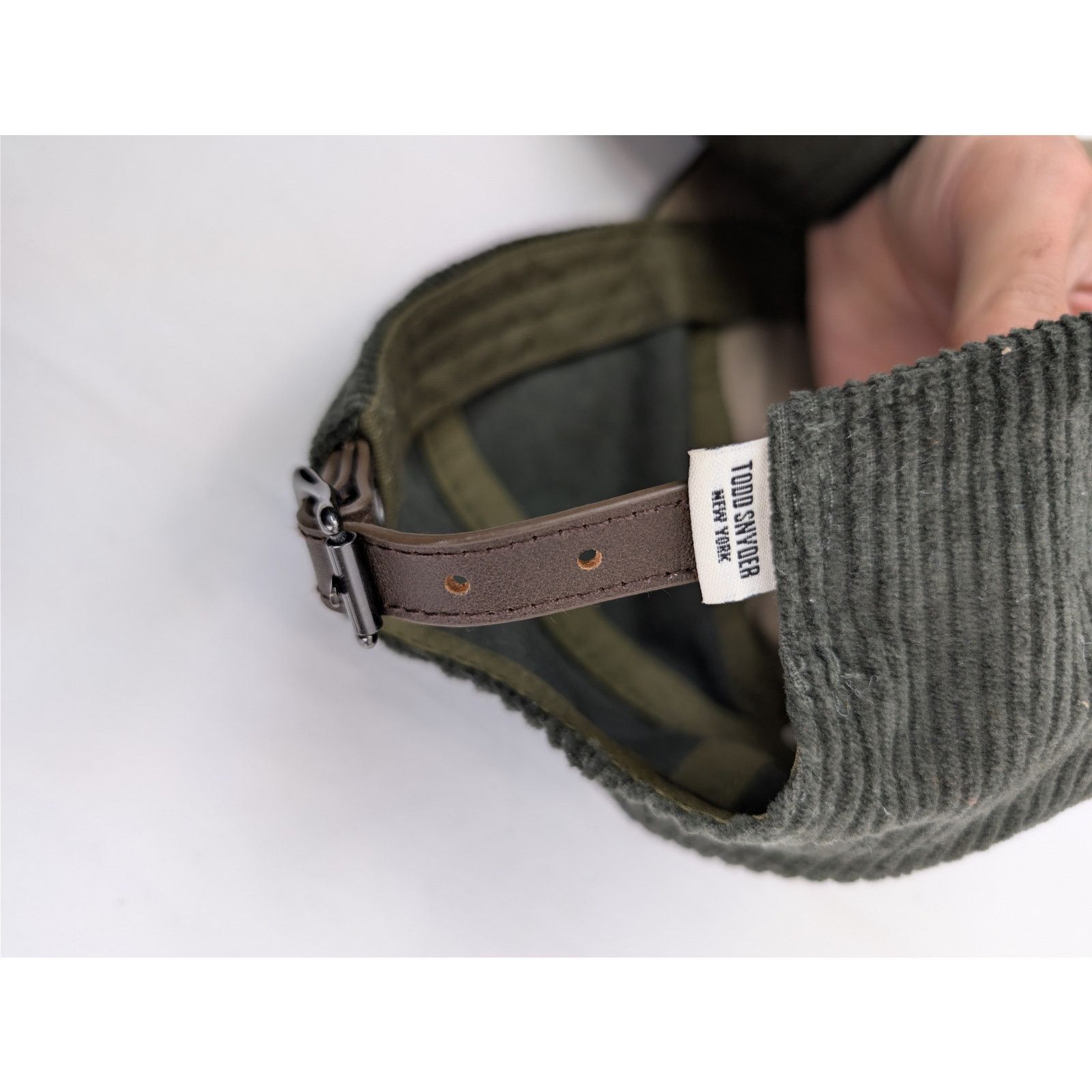 Todd Snyder o1rshd1 CC20 Size: OS / strap back Cap / hat in Green Size ONE SIZE - 11 Thumbnail