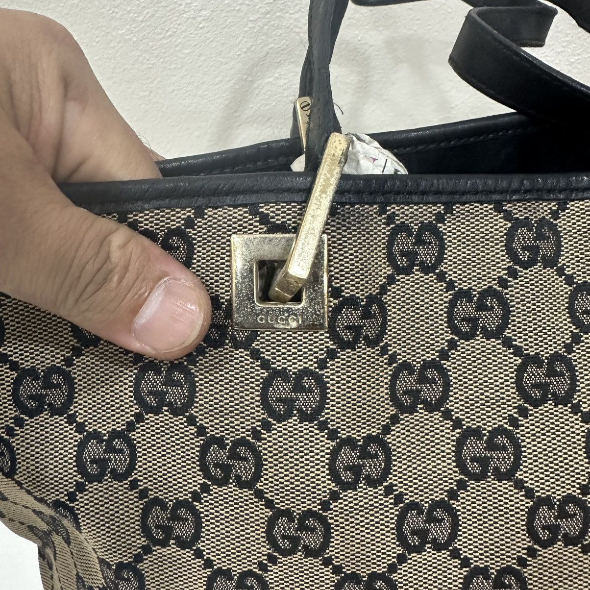 Gucci ‼️YES‼️ GUCCI GG MONOGRAM CANVAS TOTE BAG Size ONE SIZE - 6 Thumbnail