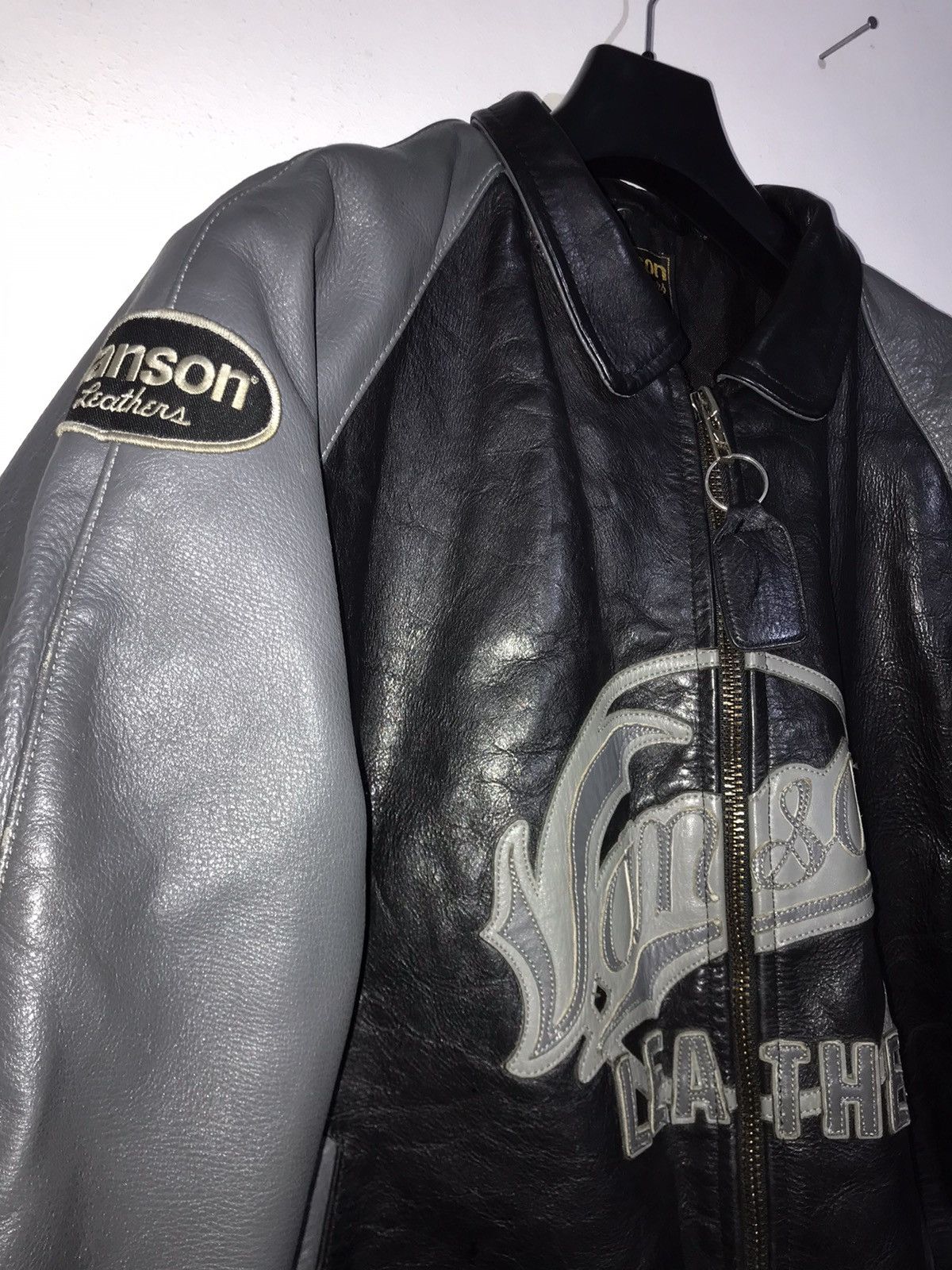 Vanson Leathers VANSON STADIUM JACKET 54 Size US L / EU 52-54 / 3 - 6 Thumbnail