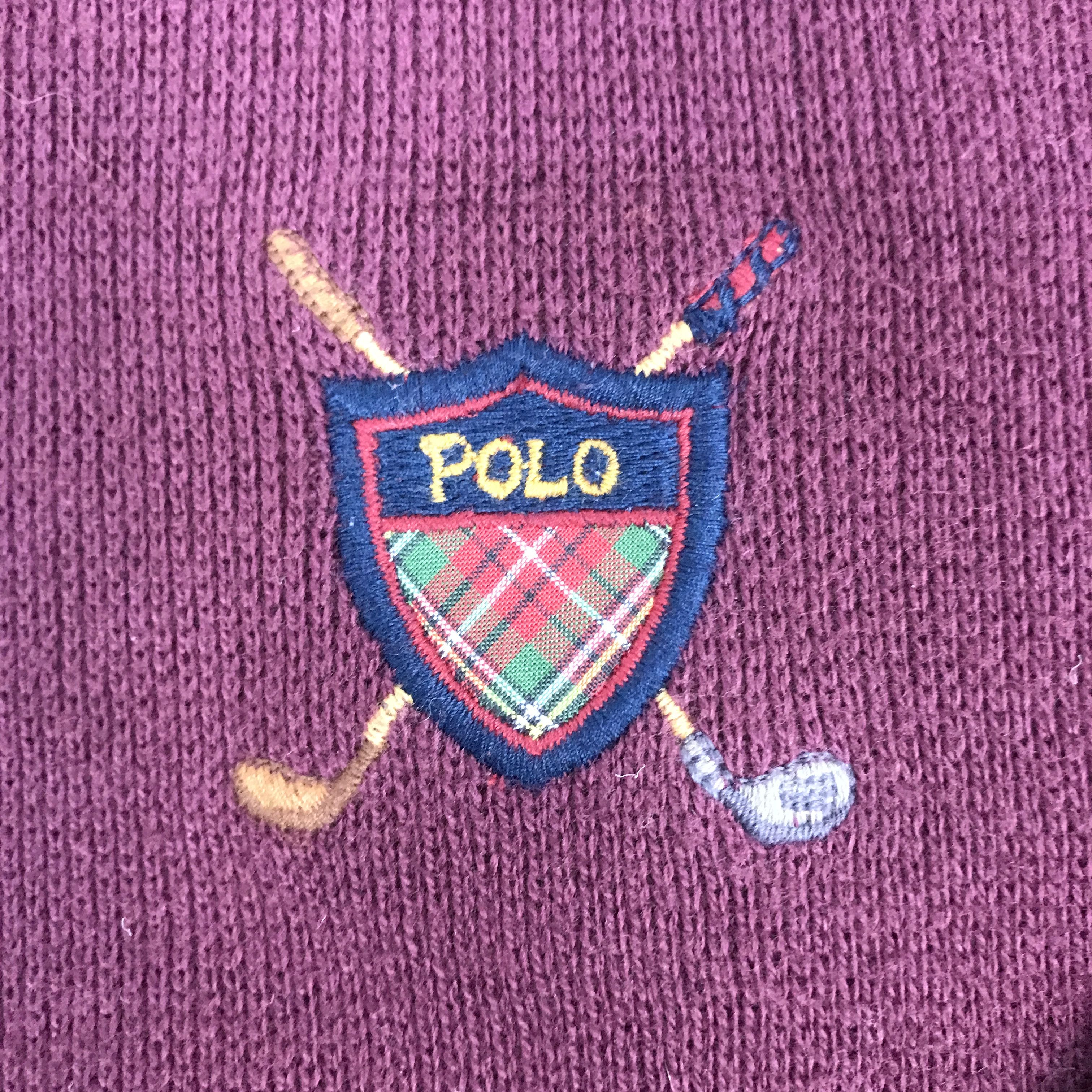 Polo Ralph Lauren × Vintage Vintage Polo Golf Ralph Lauren Knitwear Jacket Size US M / EU 48-50 / 2 - 10 Thumbnail