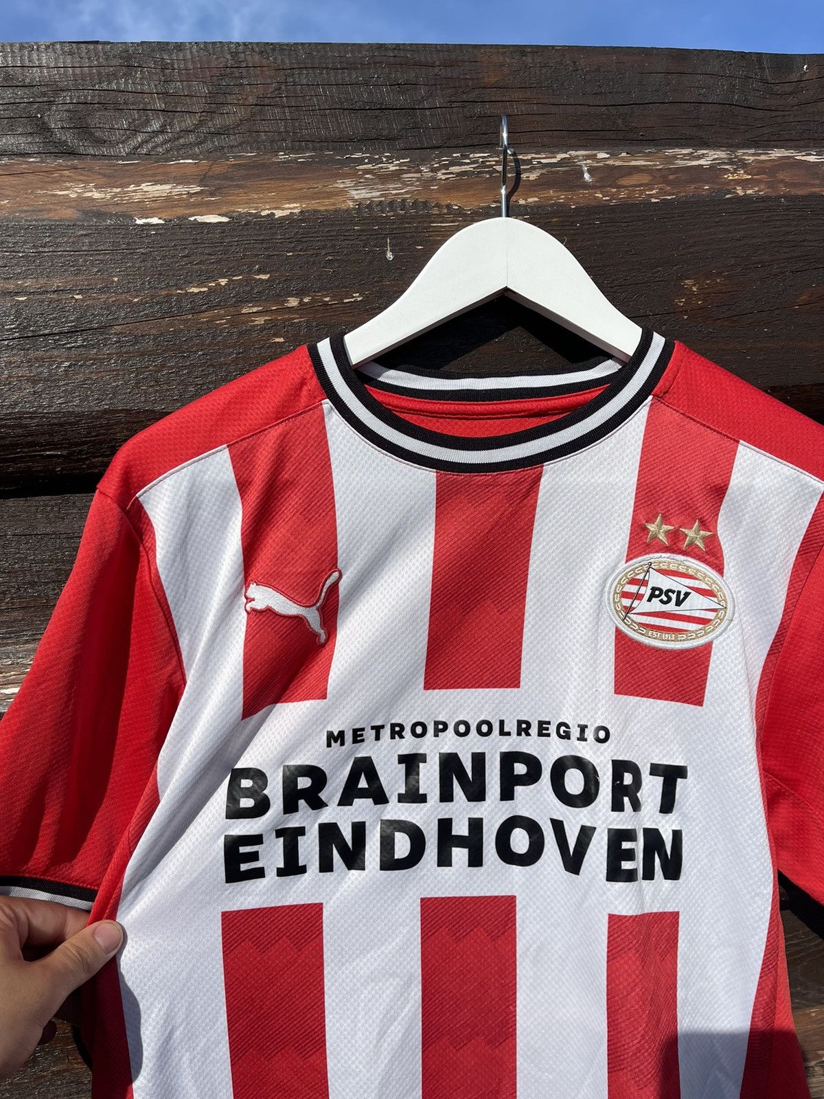 Nike Puma PSV Eindhoven #10 Dylan soccer jersey Size US L / EU 52-54 / 3 - 6 Thumbnail