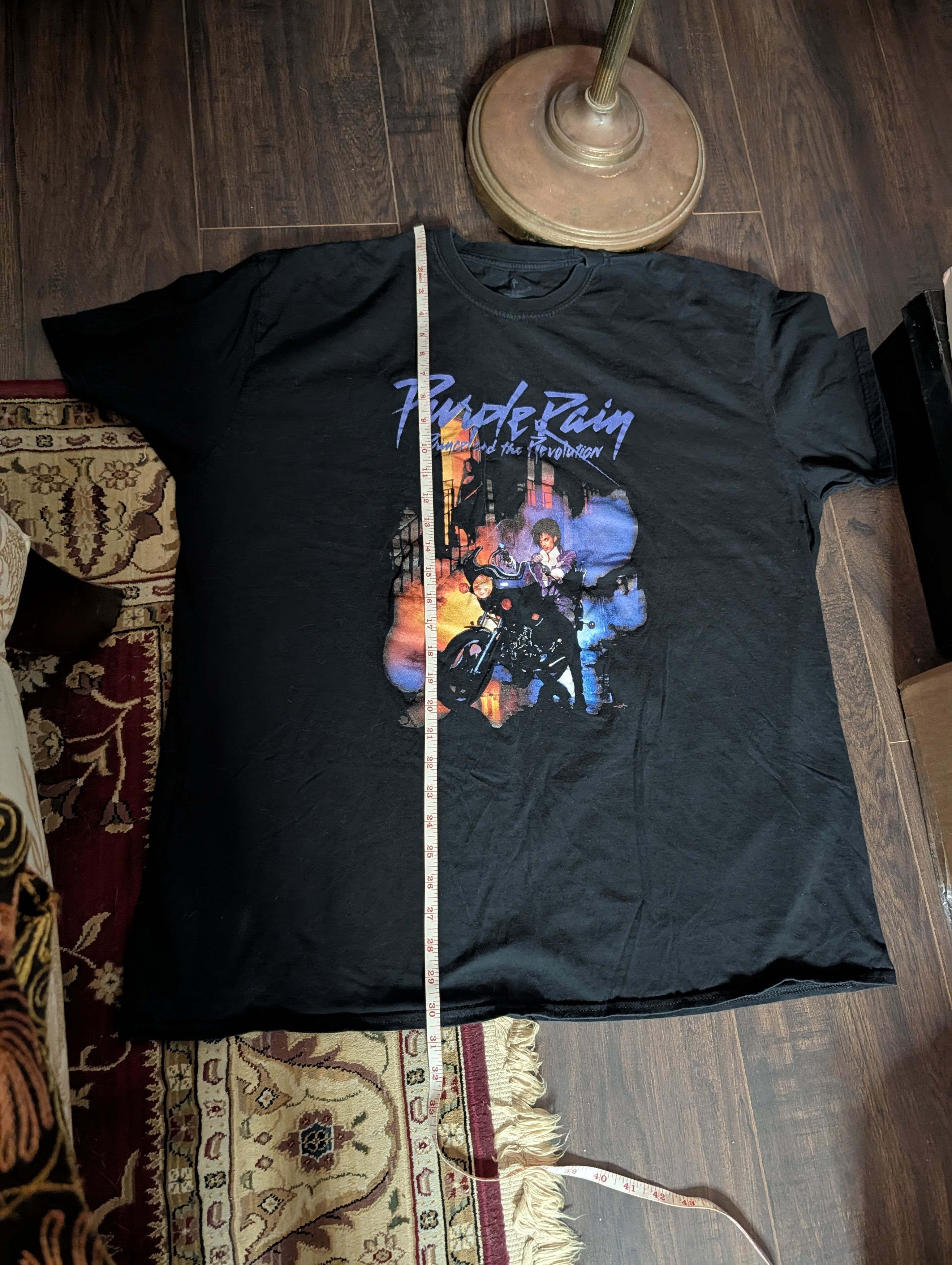 Prince The Prince Estate Official Approved Purple Rain Graphic Tee Size US L / EU 52-54 / 3 - 8 Thumbnail