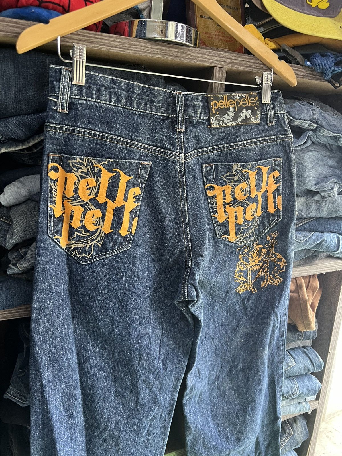 Pelle Pelle 🔥Pelle Pelle Pocket Print Denim Size US 30 / EU 46 - 7 Thumbnail