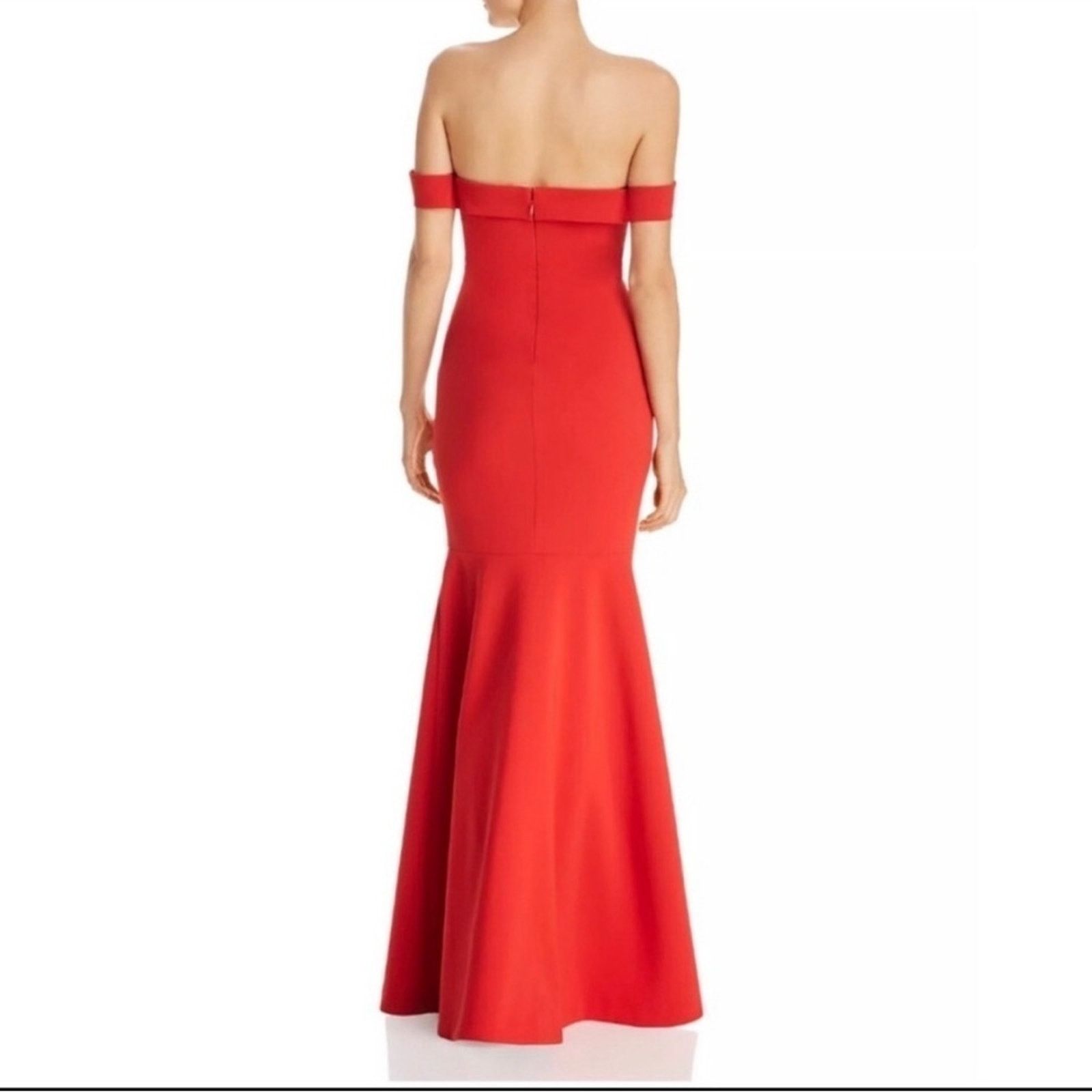 LIKELY Likely Pink Misico Off The Shoulder Trumpet Hem Gown Size L / US 10 / IT 46 - 2 Thumbnail