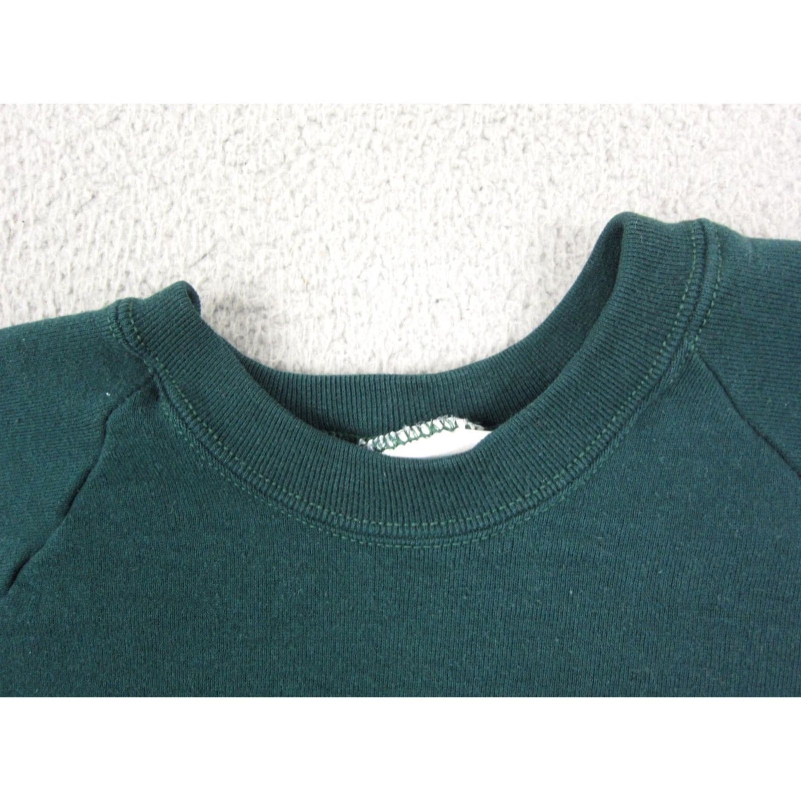 Fruit Of The Loom VINTAGE Fruit of the Loom Sweatshirt Mens XL Green Pullover Fleece 90s Size US XL / EU 56 / 4 - 3 Thumbnail