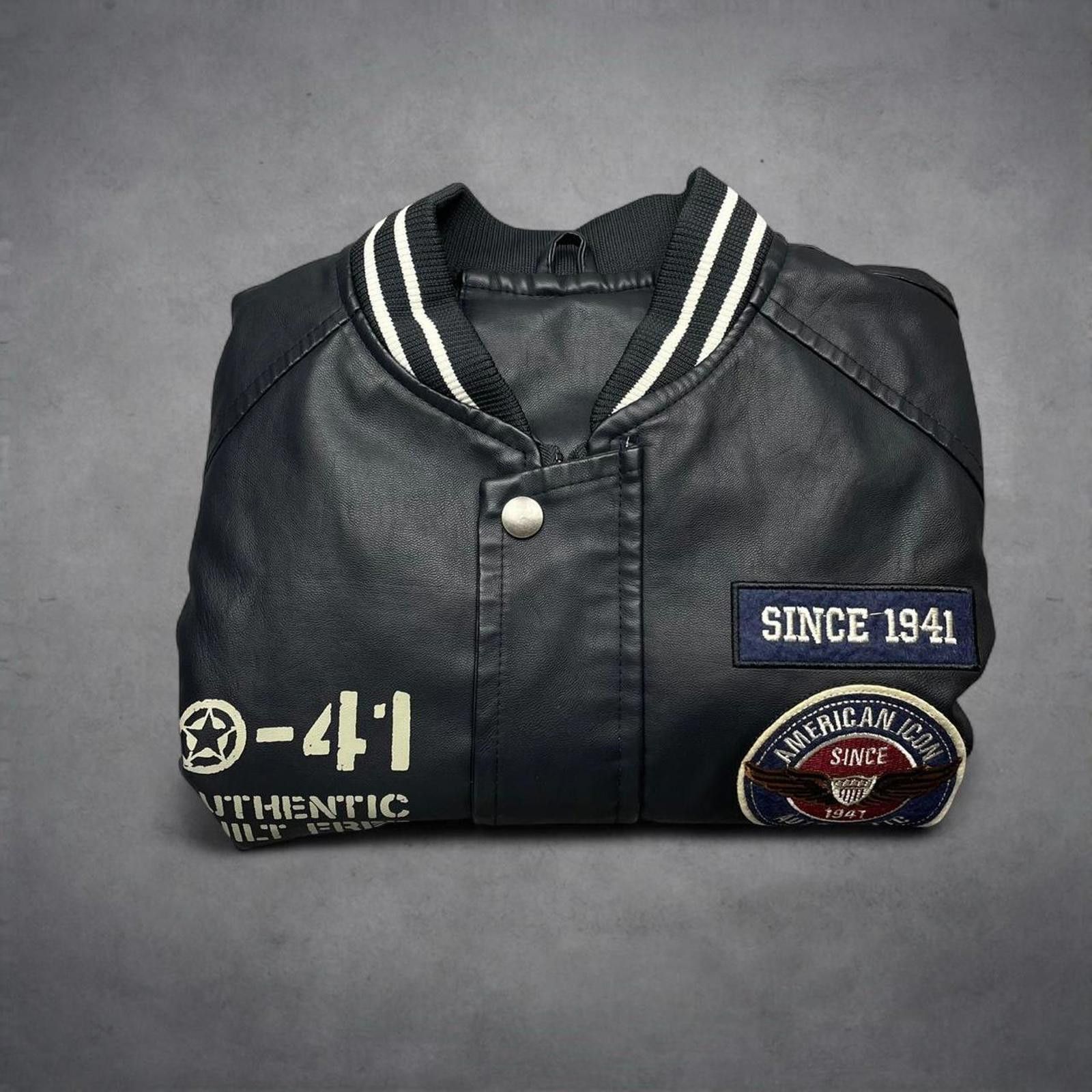Other Jeep Spirit American Icon Varsity Jacket Black Small Size US S / EU 44-46 / 1 - 5 Thumbnail
