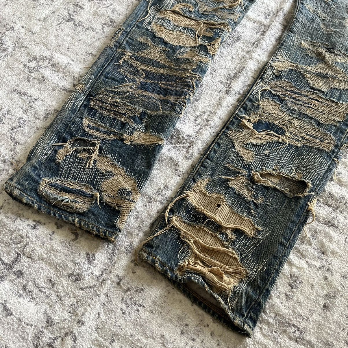 Undercover Undercover AW05 Arts&Crafts 85 Denim Jeans Size US 34 / EU 50 - 3 Thumbnail
