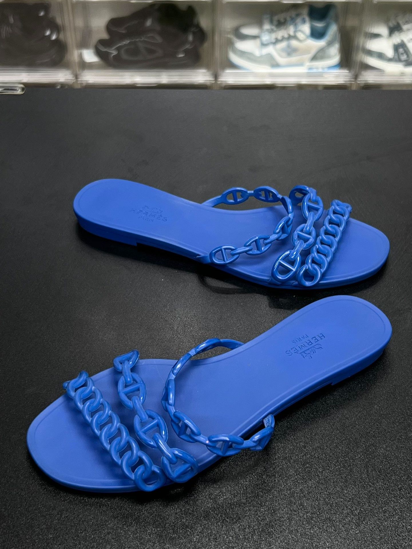 Hermes Hermes Blue Sandals us_6 Women Size US 6 / IT 36 - 1 Thumbnail