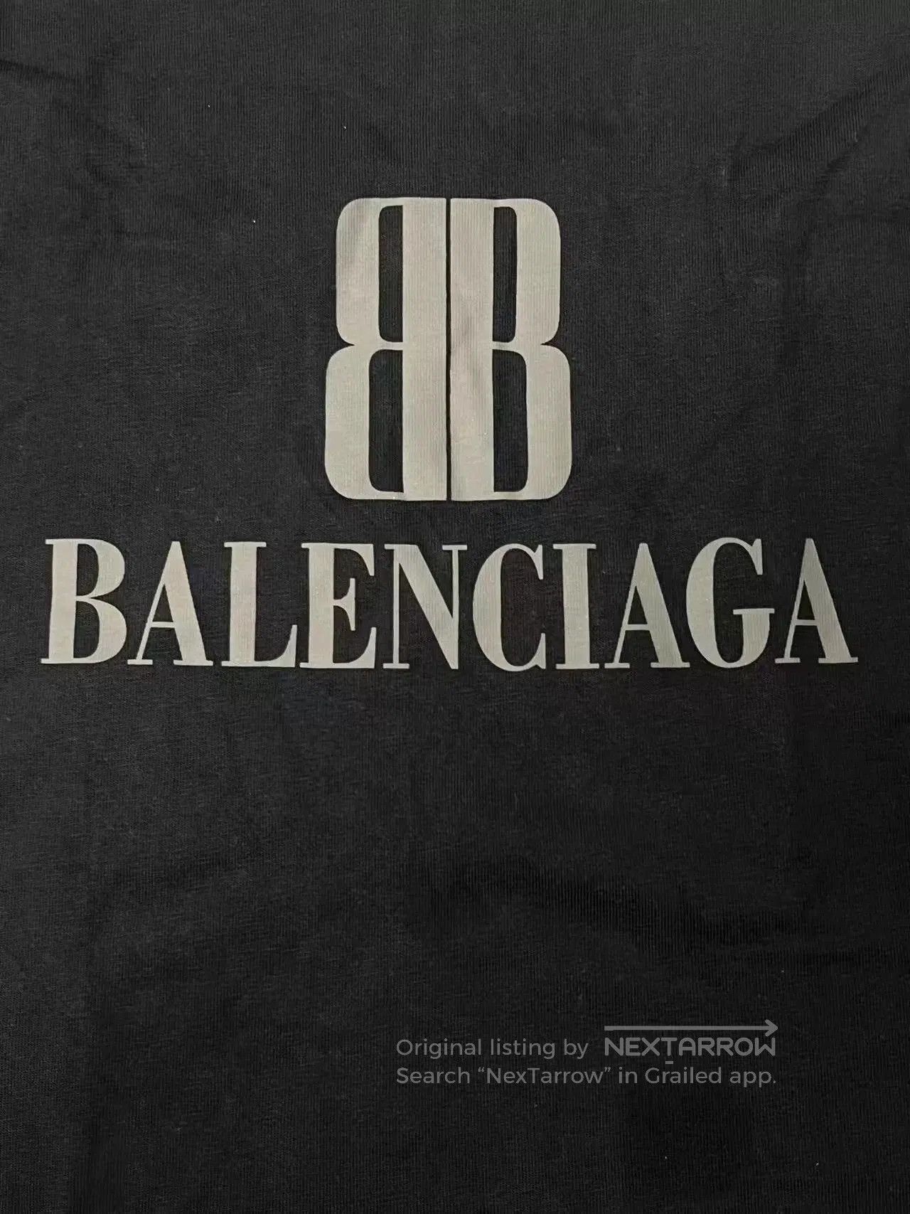 Balenciaga Balenciaga Men's Cotton Short Sleeve T-Shirt. Size US M / EU 48-50 / 2 - 3 Thumbnail