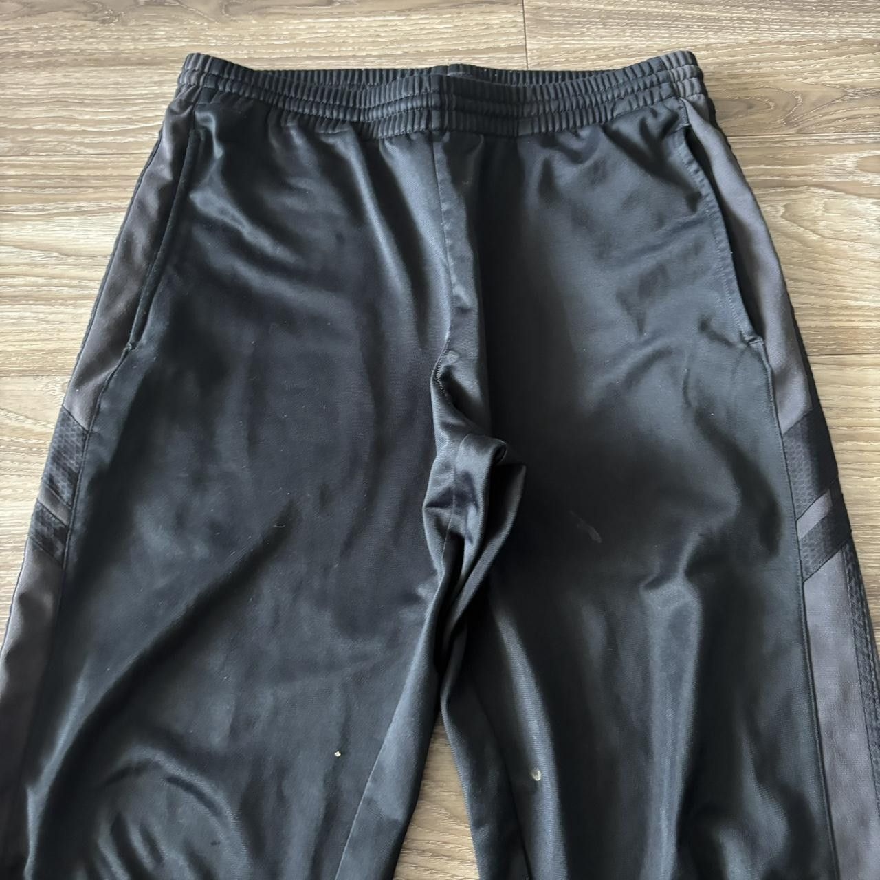 Vintage Crazy Vintage Y2K/2000s Black Grey Striped Essential Track Pants! Size US 32 / EU 48 - 4 Thumbnail