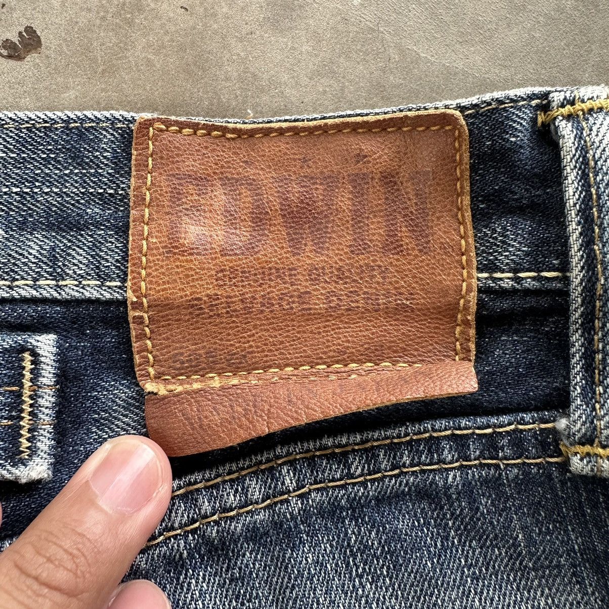 Edwin × Jean × Vintage Vintage Edwin Distressed Faded Denim Jean Pant W30 Size US 30 / EU 46 - 12 Thumbnail