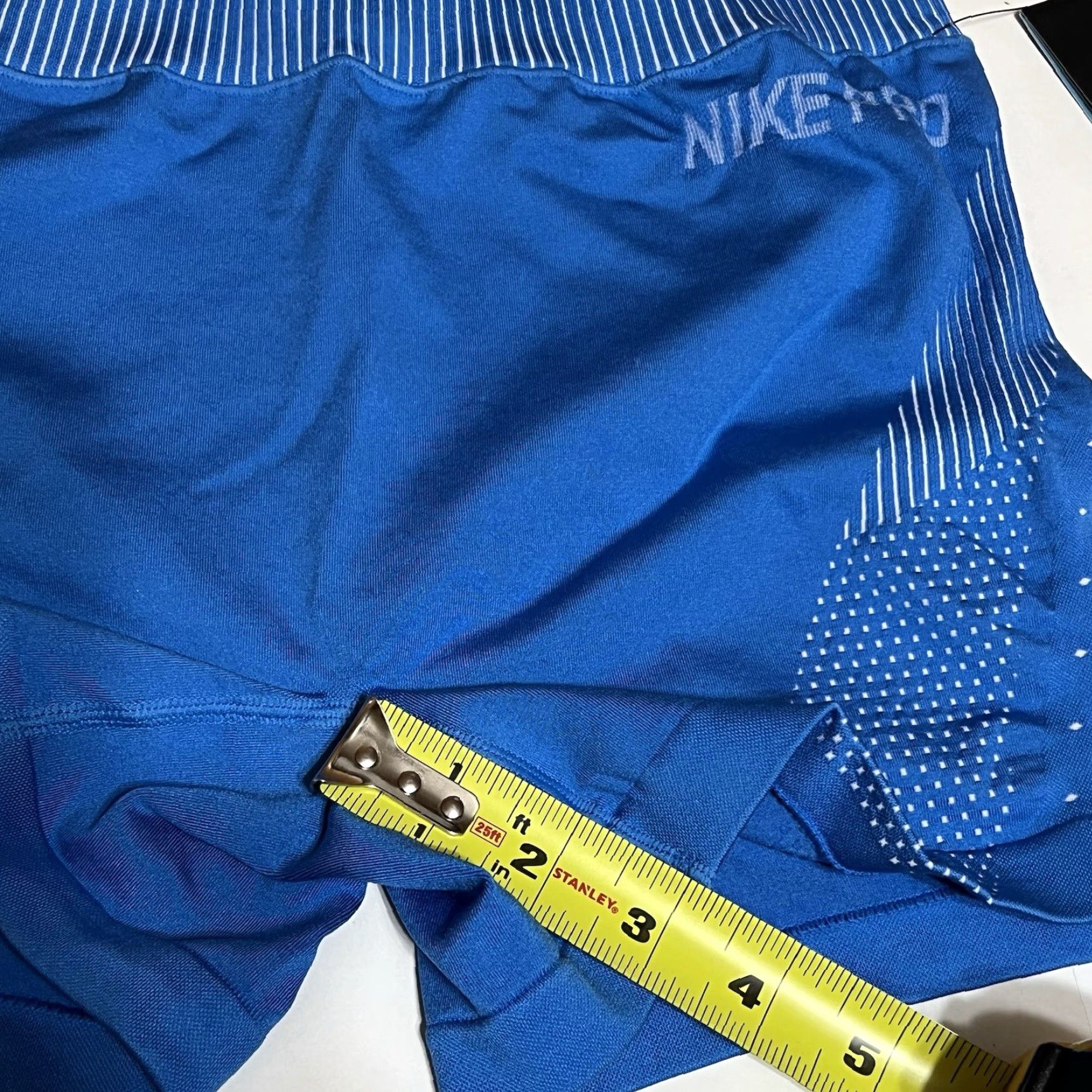 Nike Nike PRO Hyper COOL 3.0" Compression Shorts Womens M Blue Dri-Fit NWT Size 32" / US 10 / IT 46 - 4 Thumbnail