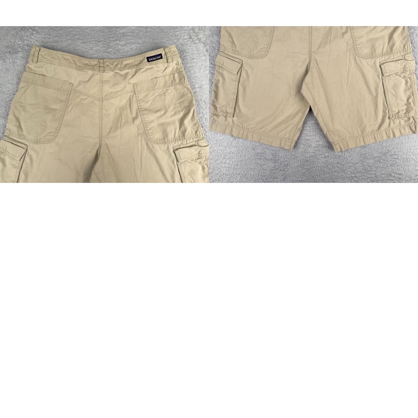 Patagonia VINTAGE Patagonia Shorts Men 38 Beige Lightweight All Wear 100% Cotton Hiking Camp 36x12 Size US 38 / EU 54 - 10 Thumbnail