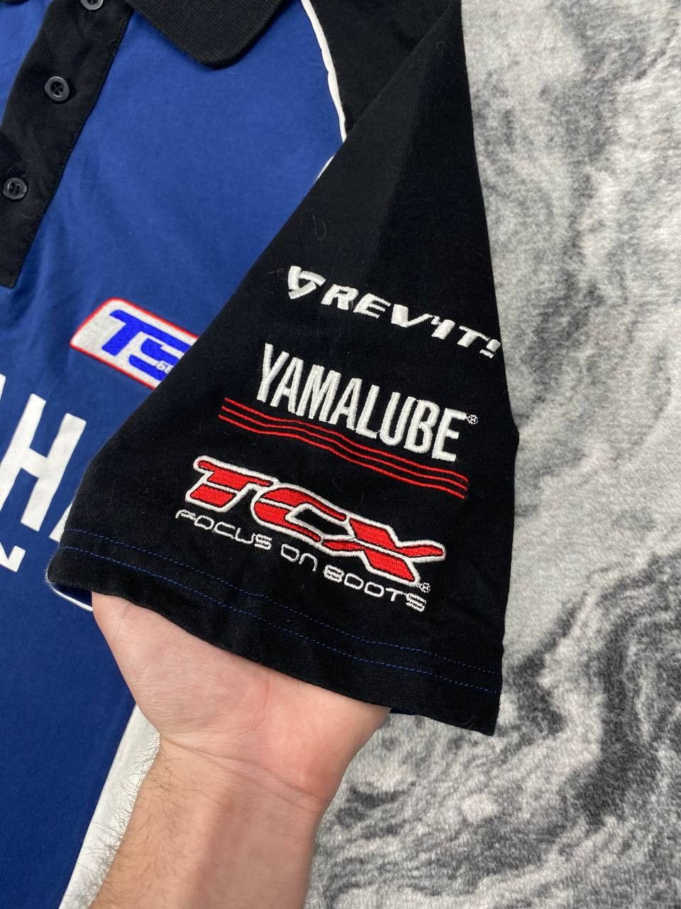 Yamaha Vintage Yamaha Racing Big Logo Polo Shirt Men Size S Blue Size US S / EU 44-46 / 1 - 9 Thumbnail