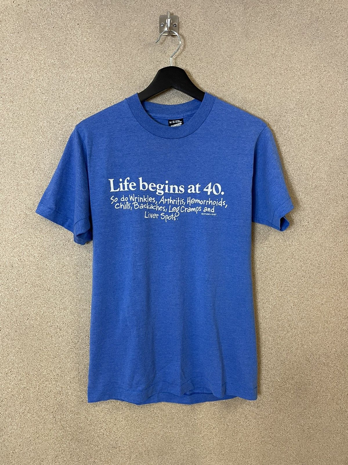 Vintage Vintage 1990s Life Begins at 40 Made in USA T-Shirt - M Size US M / EU 48-50 / 2 - 1 Thumbnail