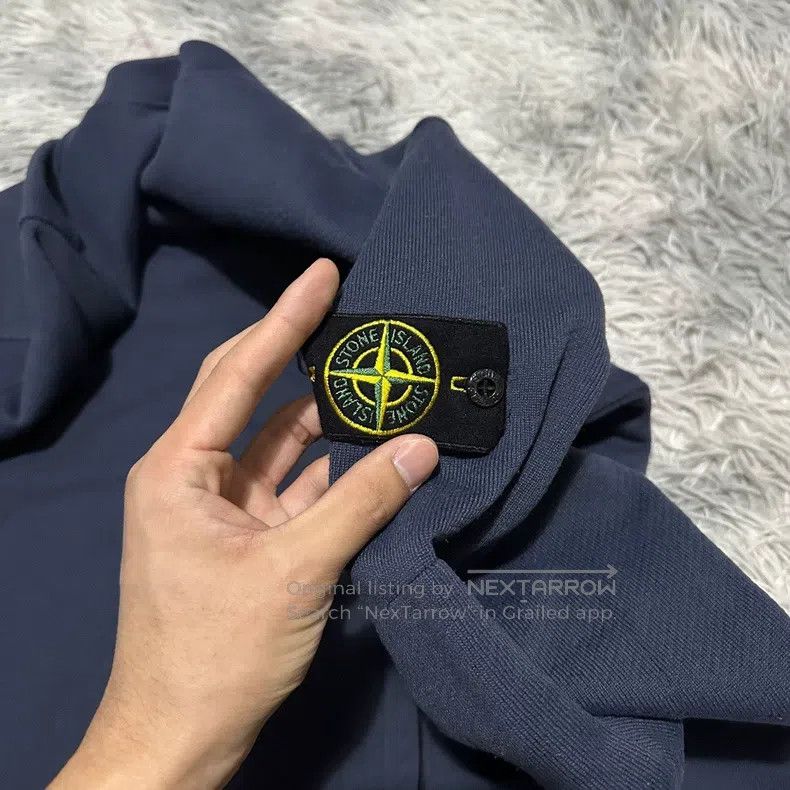 Stone Island Stone Island Round neck sweater pocket dark blue XL code Size US XL / EU 56 / 4 - 4 Thumbnail