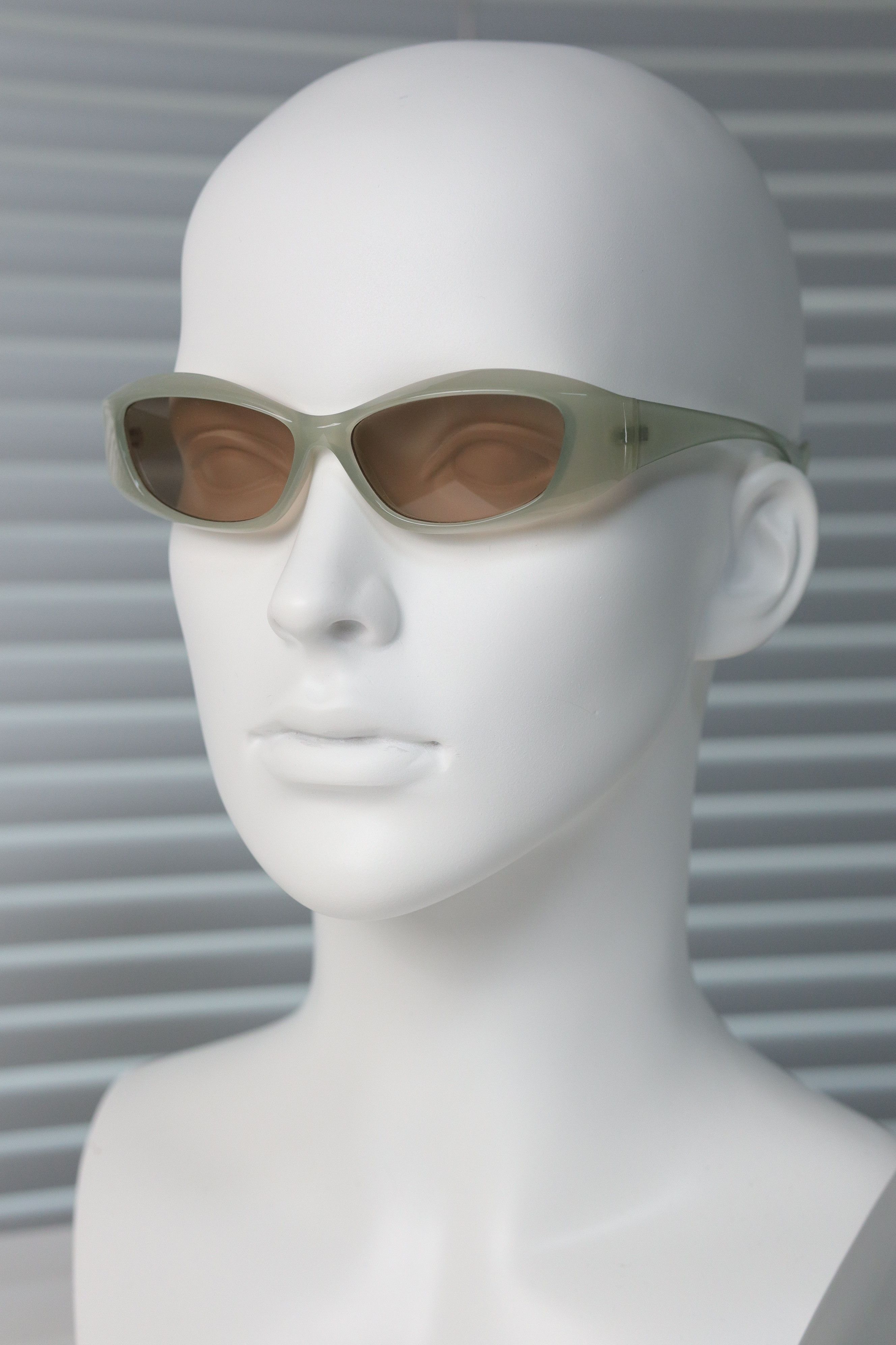 Japanese Brand Vtg Y2k Avant Garde Round Sunglasses Jelly Pink Unisex OS Size ONE SIZE - 5 Thumbnail