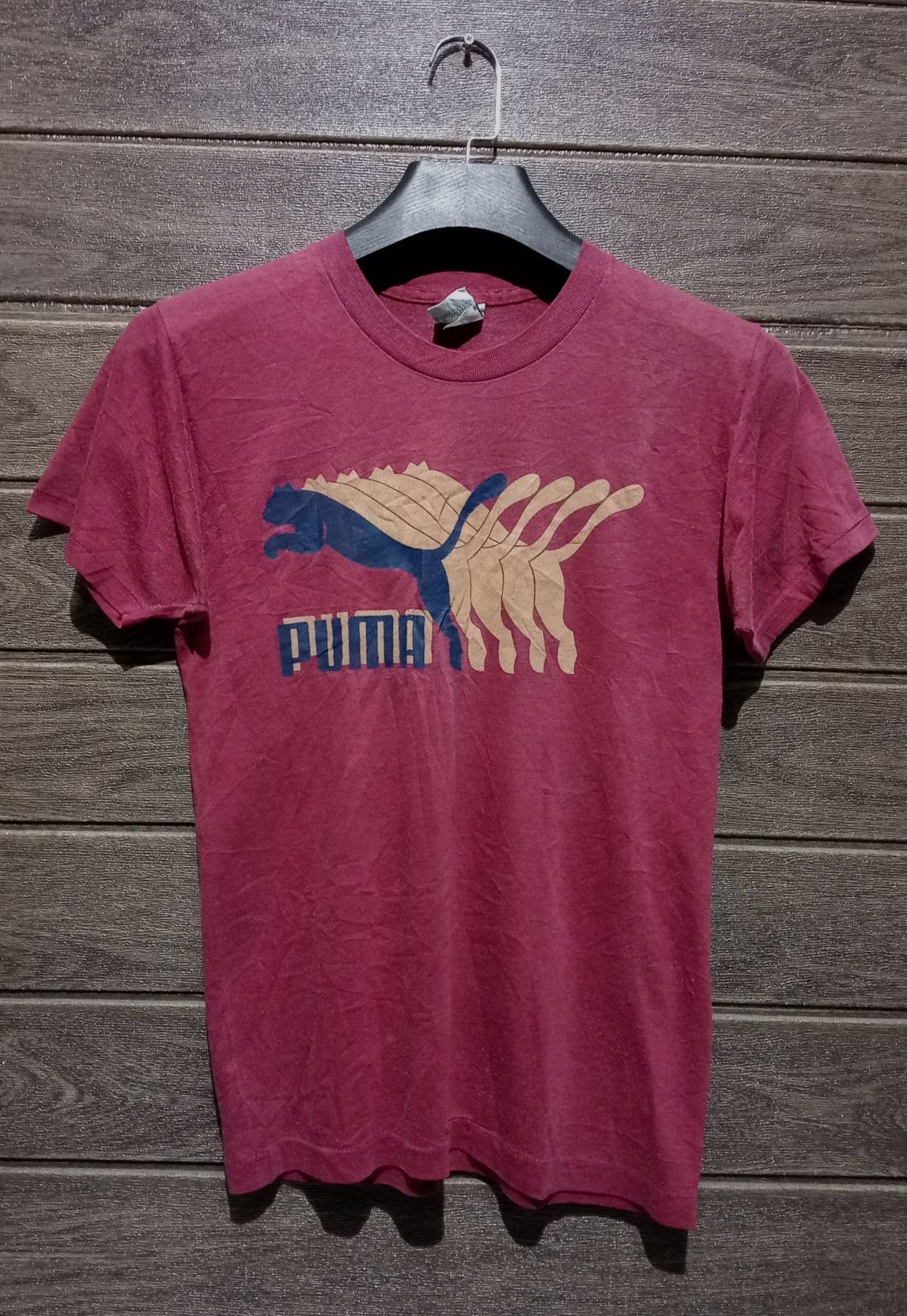 Puma Vintage 1982 Puma Single Stitch Tee Made in USA Very Rare Size US M / EU 48-50 / 2 - 1 Thumbnail