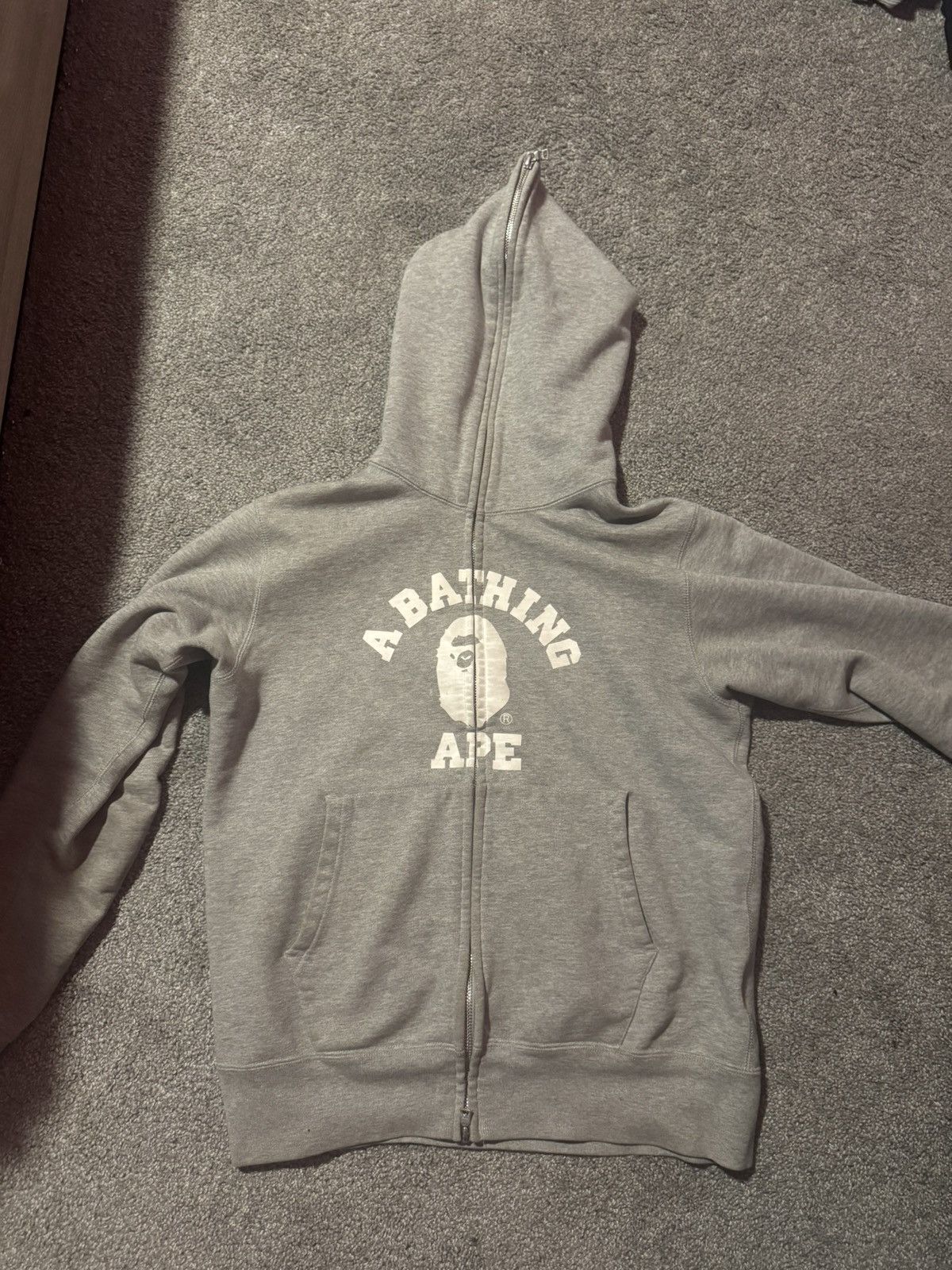 Bape Bape College Full Zip Up hoodie Size US S / EU 44-46 / 1 - 1 Thumbnail