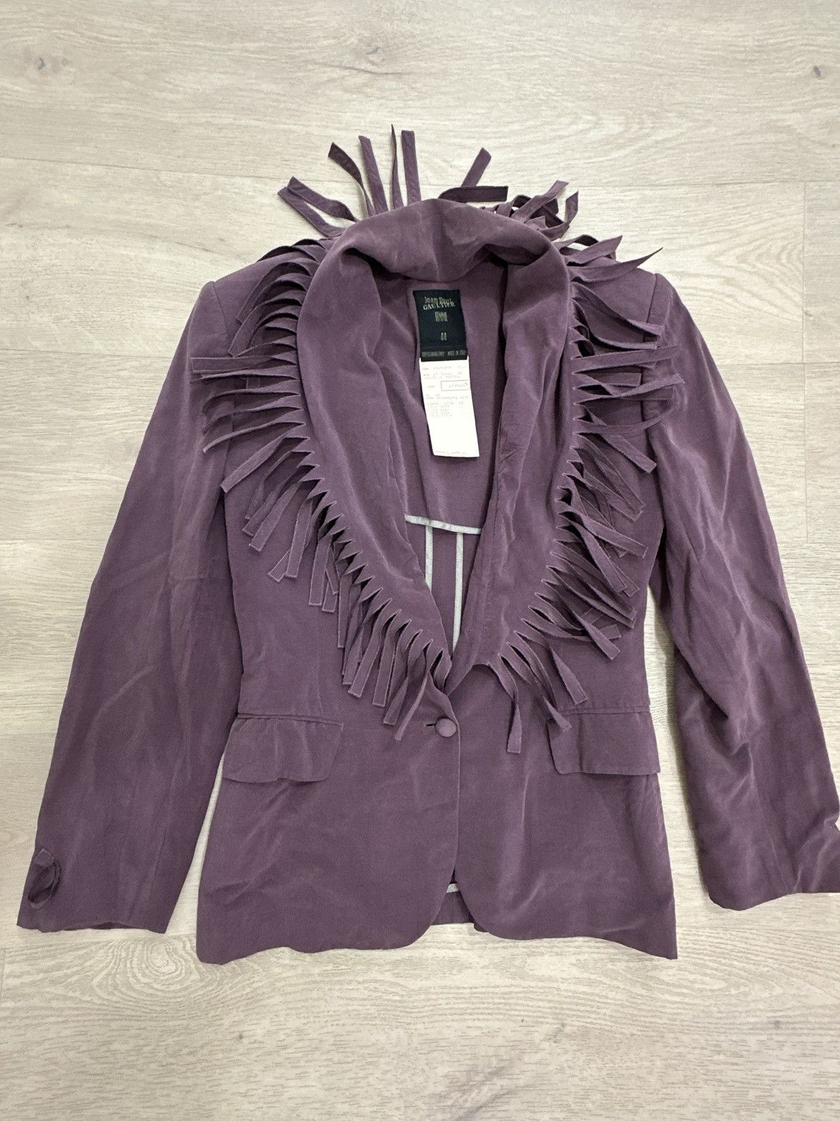Vintage fringe blazer