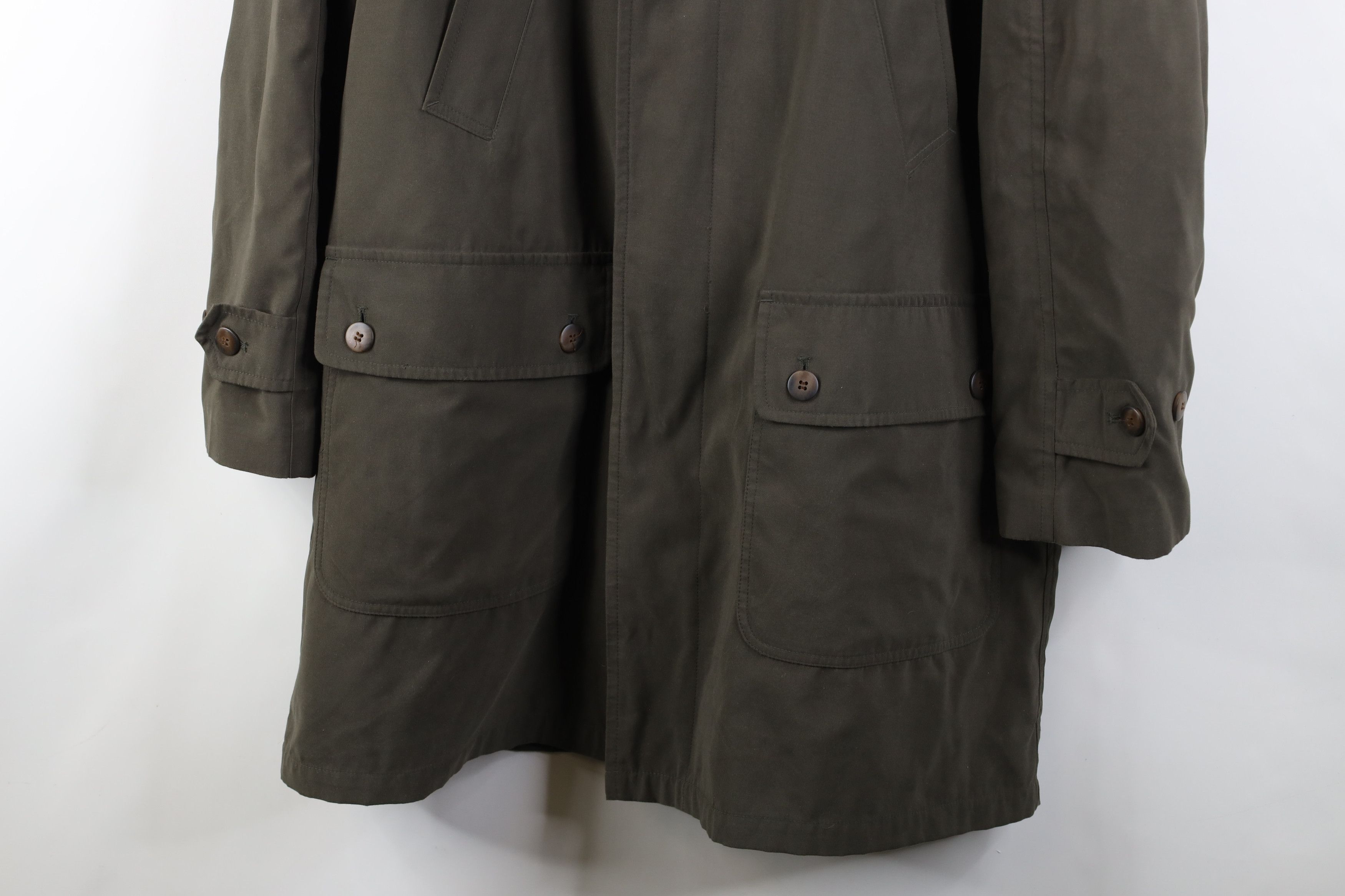 Vintage Vintage 90s Streetwear Lined Microfiber Trench Coat Jacket Size US XXL / EU 58 / 5 - 3 Thumbnail
