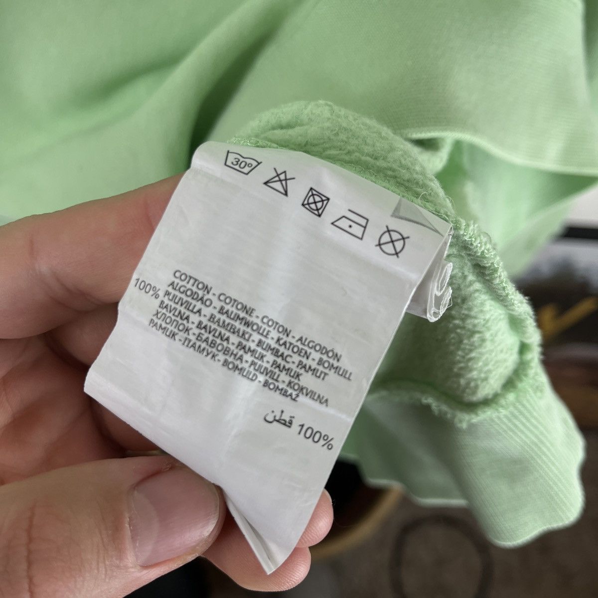 Champion Champion Sweatshirt Mint Big Logo USA Vintage 90s Rap Sport Size US S / EU 44-46 / 1 - 9 Thumbnail