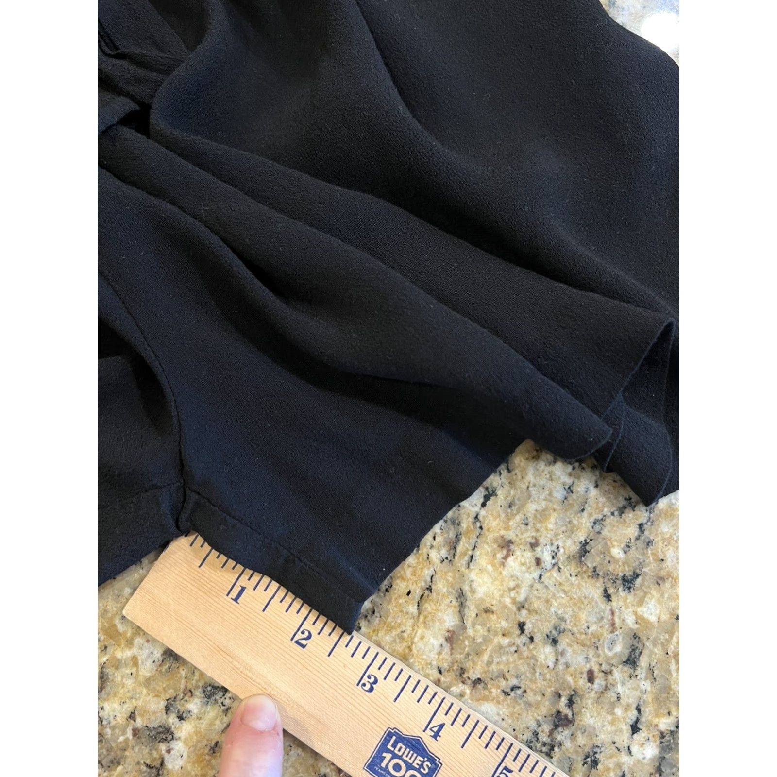 Zara Zara Shorts Women S Black Flowys Flowing? (Note: original words rearranged) Size 28" / US 6 / IT 42 - 6 Thumbnail