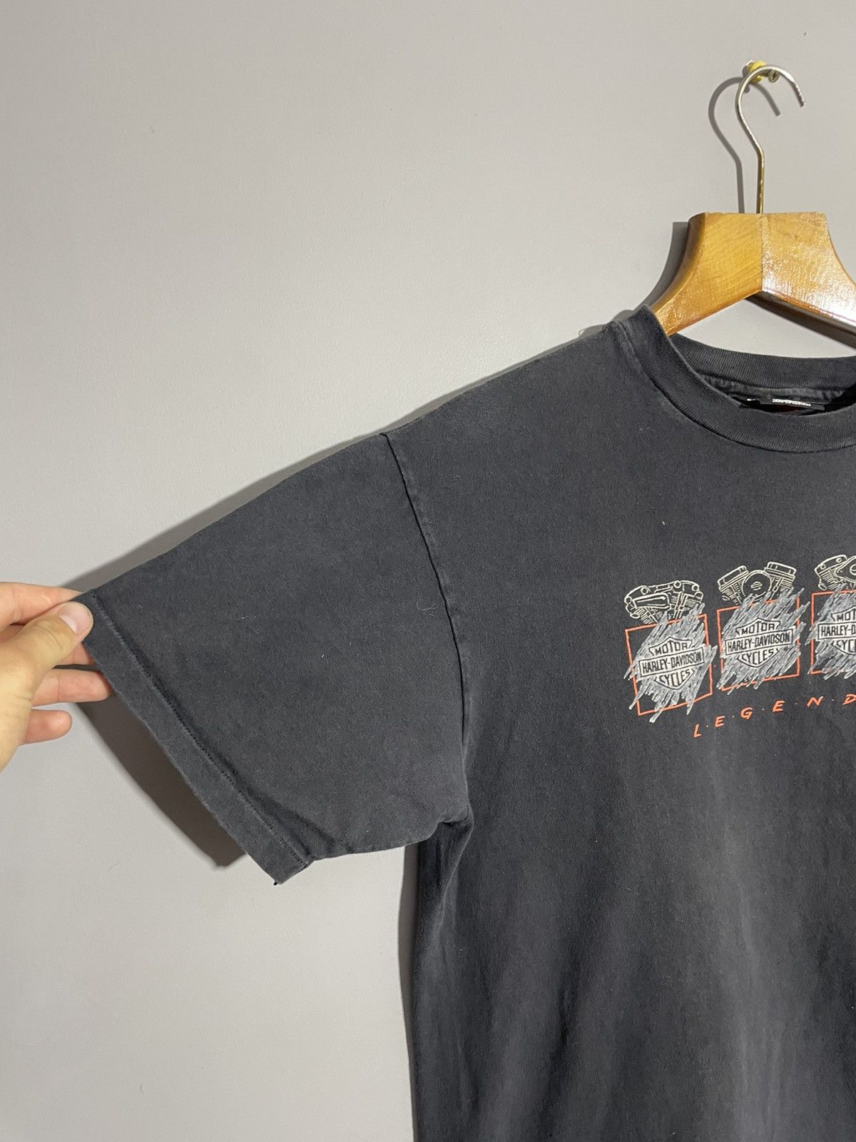 Harley Davidson Harley-Davidson 1992 Legendary Las Vegas, Nevada rare tshirt Size US L / EU 52-54 / 3 - 3 Thumbnail
