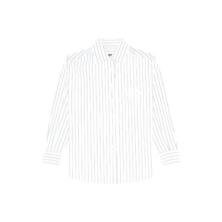 Diesel Diesel Embroidered Logo Long Sleeve Shirt 0079 Size S / US 4 / IT 40 - 1 Thumbnail