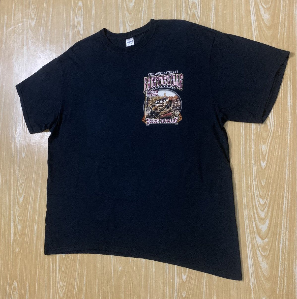 Other Fayetteville 15th Annual 2014 Hog Rider Bike Rally T Shirt Size US XXL / EU 58 / 5 - 5 Thumbnail