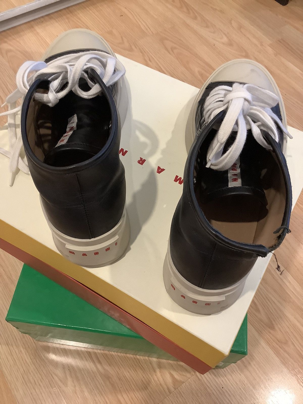 Marni Marni leather high top Size US 10.5 / EU 43-44 - 4 Thumbnail