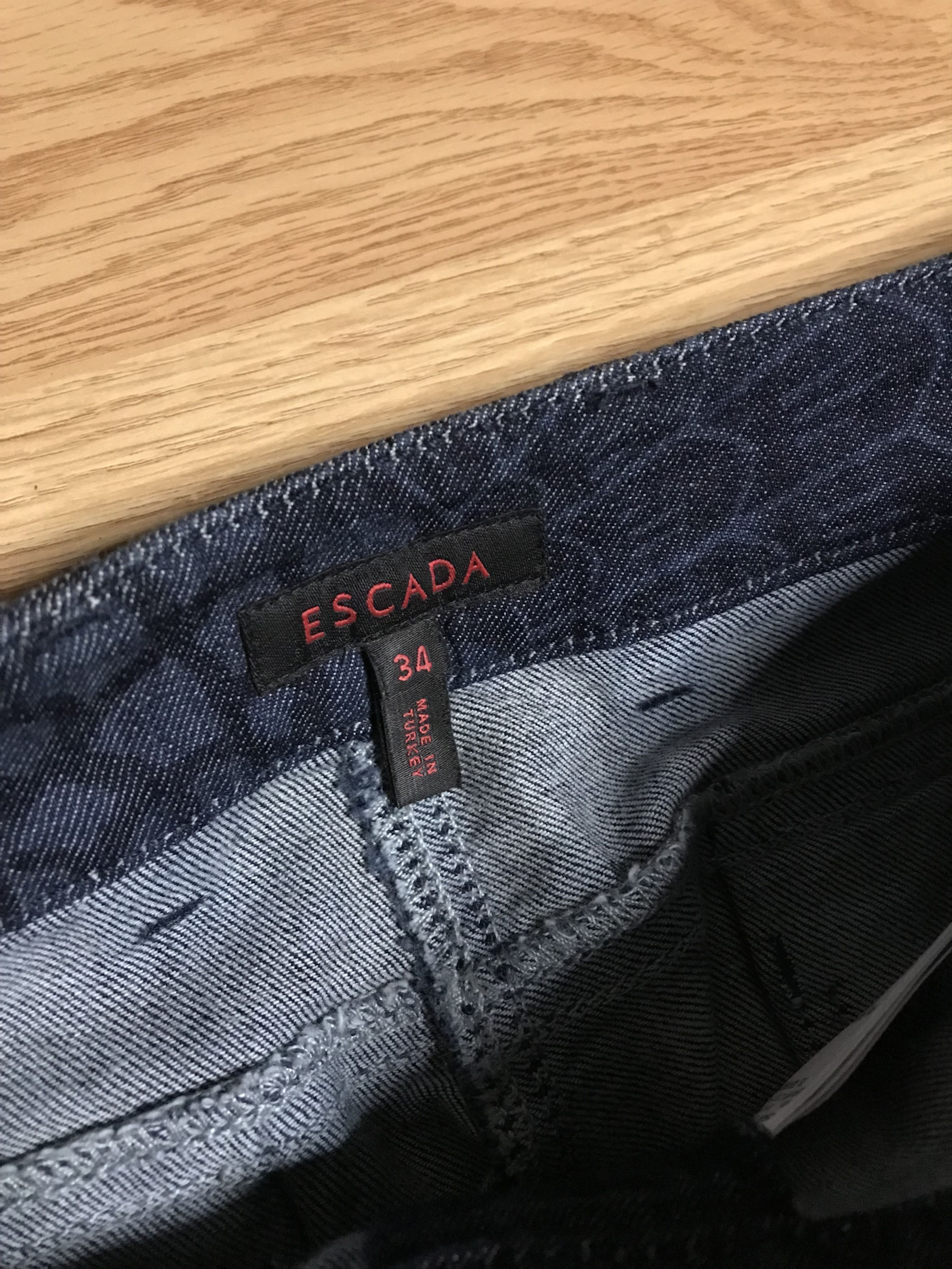 Escada **Retro Escada Patterned Jeans** Size 25" / US 0 / IT 36 - 6 Thumbnail
