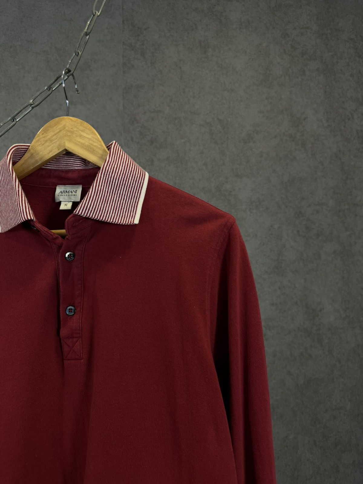 Armani Collezioni Armani Collezioni luxury designer polo sweatshirt Size US M / EU 48-50 / 2 - 4 Thumbnail