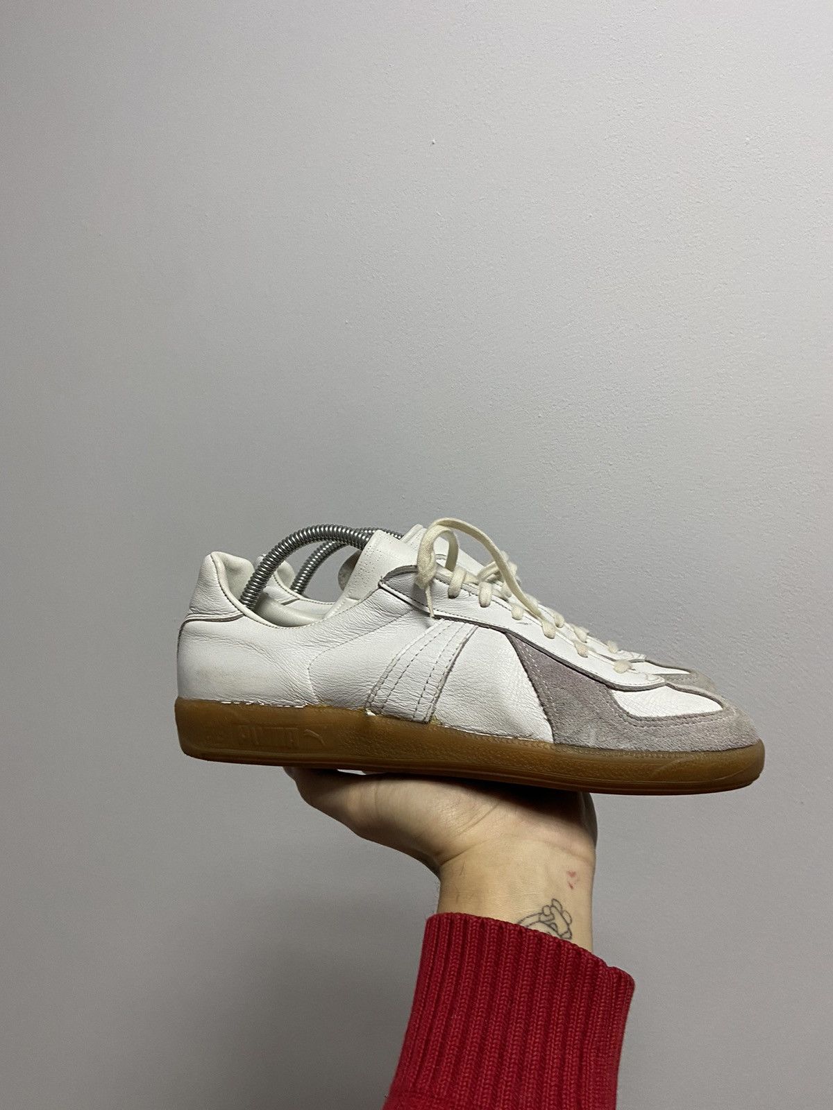 Puma × Vintage GAT BW Puma 265 Sport Leather Trainers Vintage Sneakers Size US 8.5 / EU 41-42 - 2 Thumbnail
