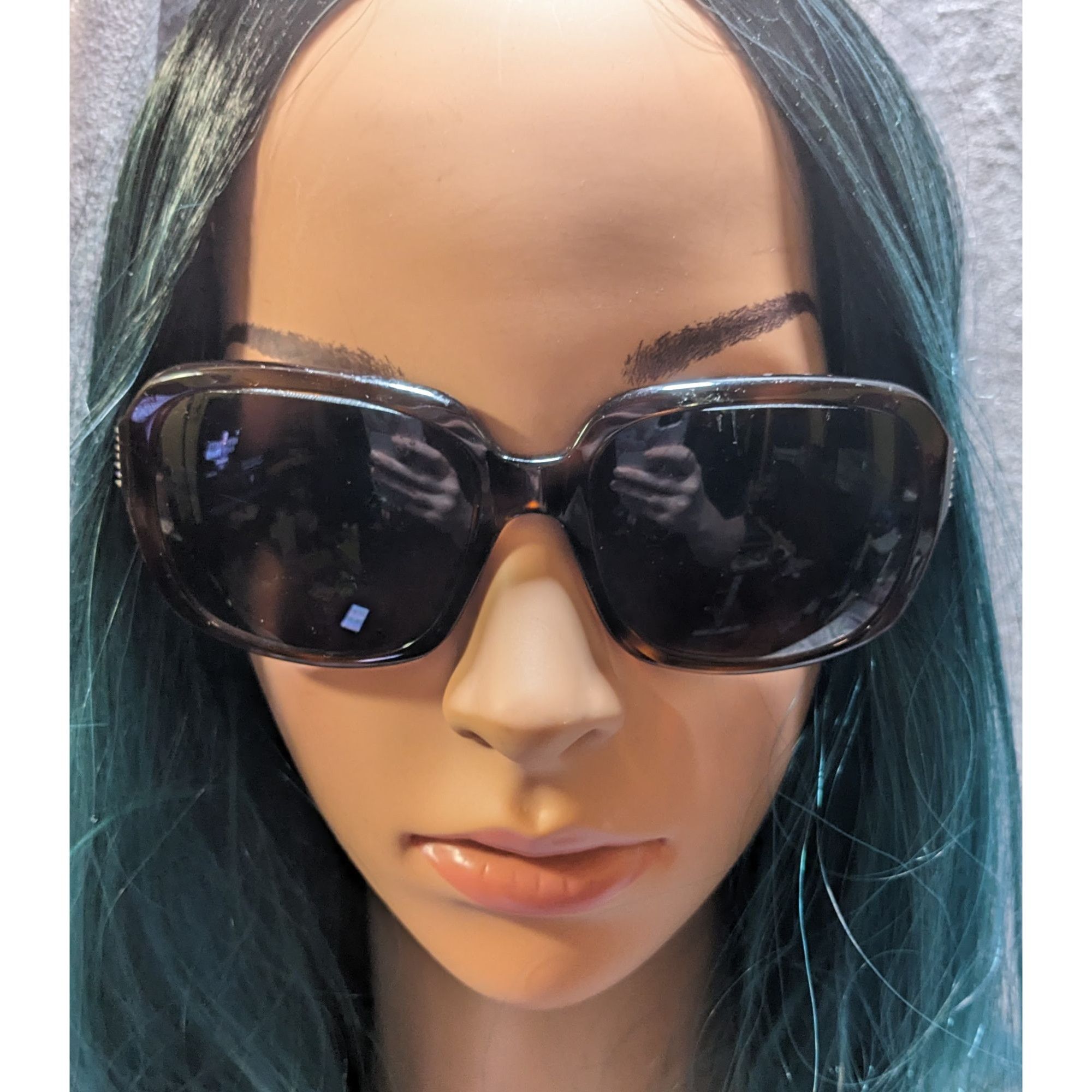 Vogue Vogue Rhinestone Glam Tortoise Sunglasses Size ONE SIZE - 6 Thumbnail