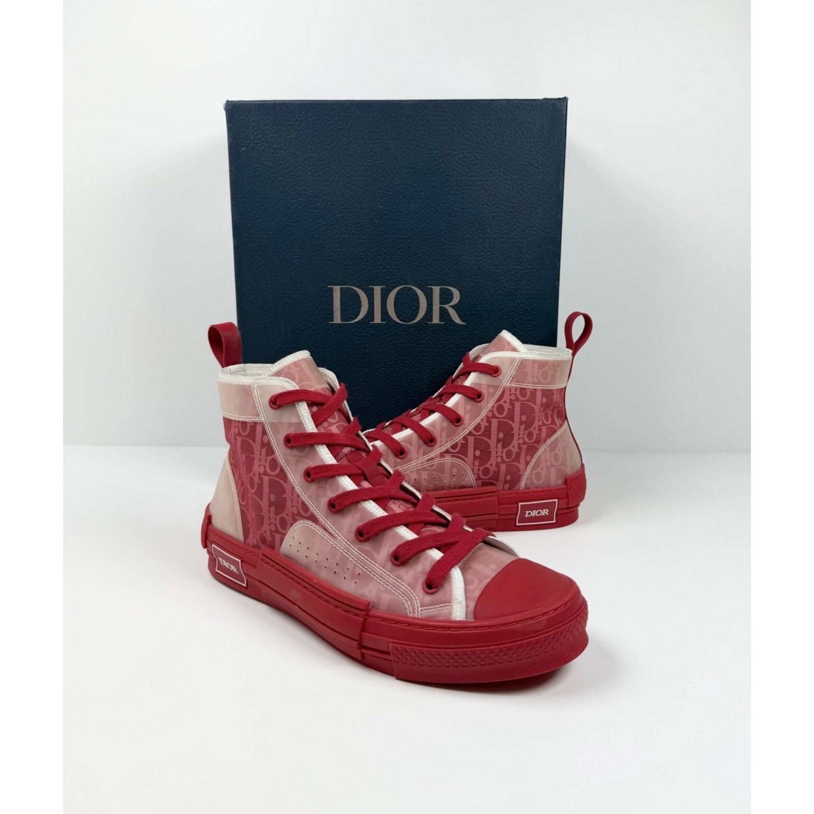 Dior Size 41EU/8US - Dior B23 High Dior Oblique Red WORN 1X! Size US 8 / EU 41 - 2 Thumbnail