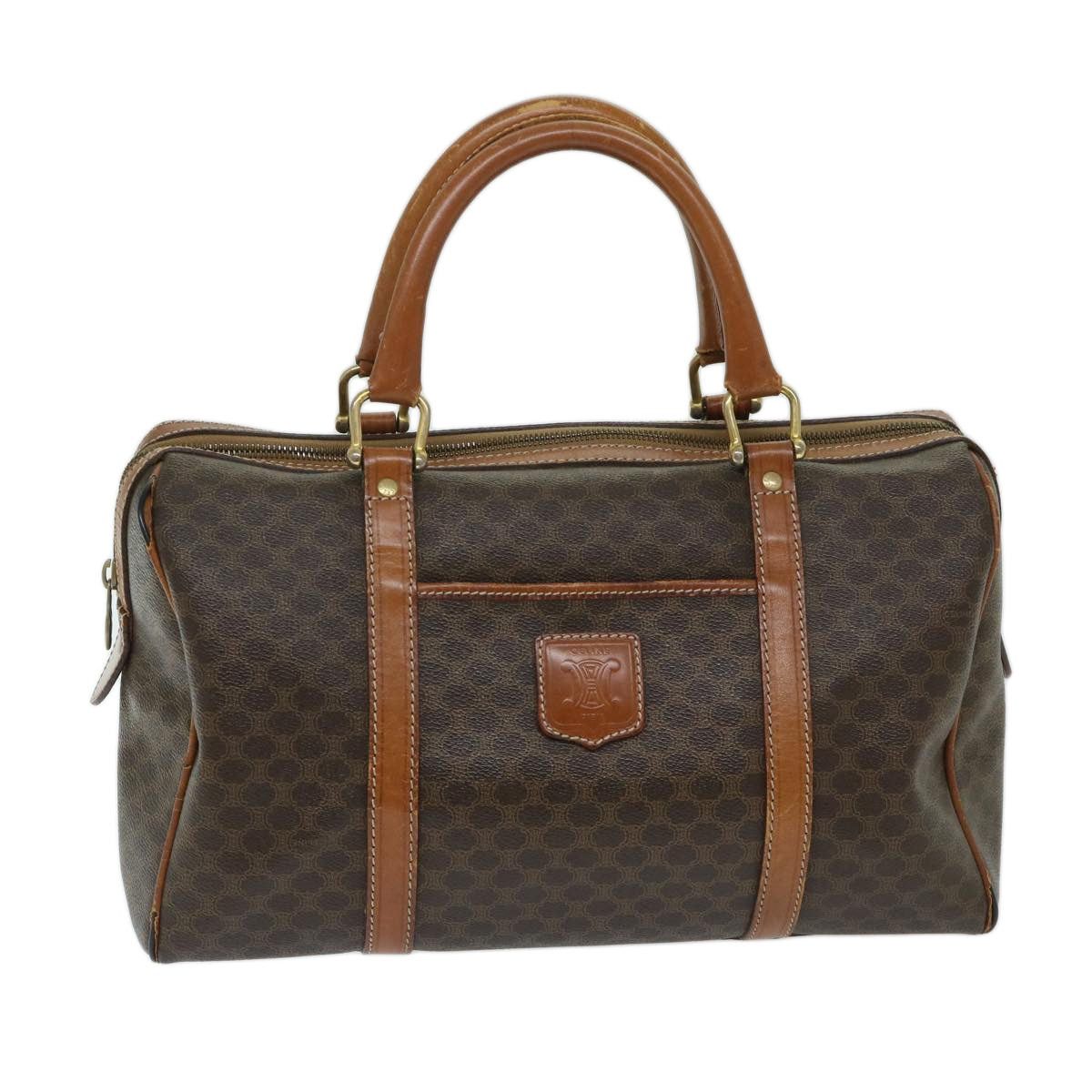 Celine CELINE Macadam Canvas Boston Bag Pvc Brown Size ONE SIZE - 2 Thumbnail