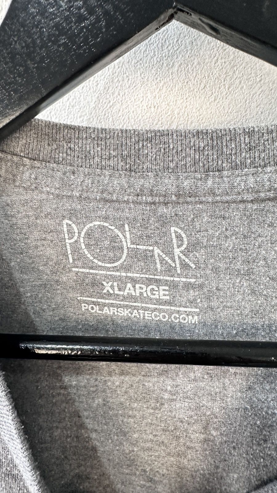 Polar Skate Co. Polar Skate Co. "Swoosh" Custom Logo Tee Heather Grey XL Size US XL / EU 56 / 4 - 7 Thumbnail