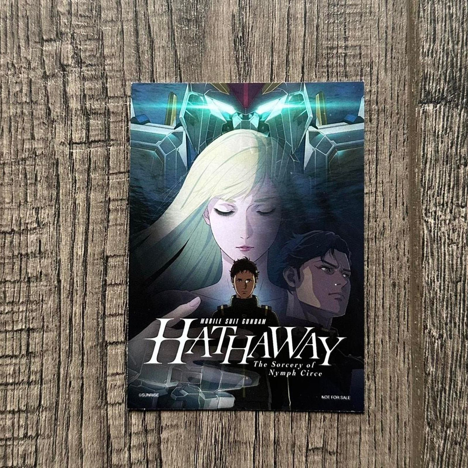 Japanese Brand × Other Mobile Suit Gundam Hathaway Nymph Circe Movie Collector Card Size ONE SIZE - 2 Thumbnail
