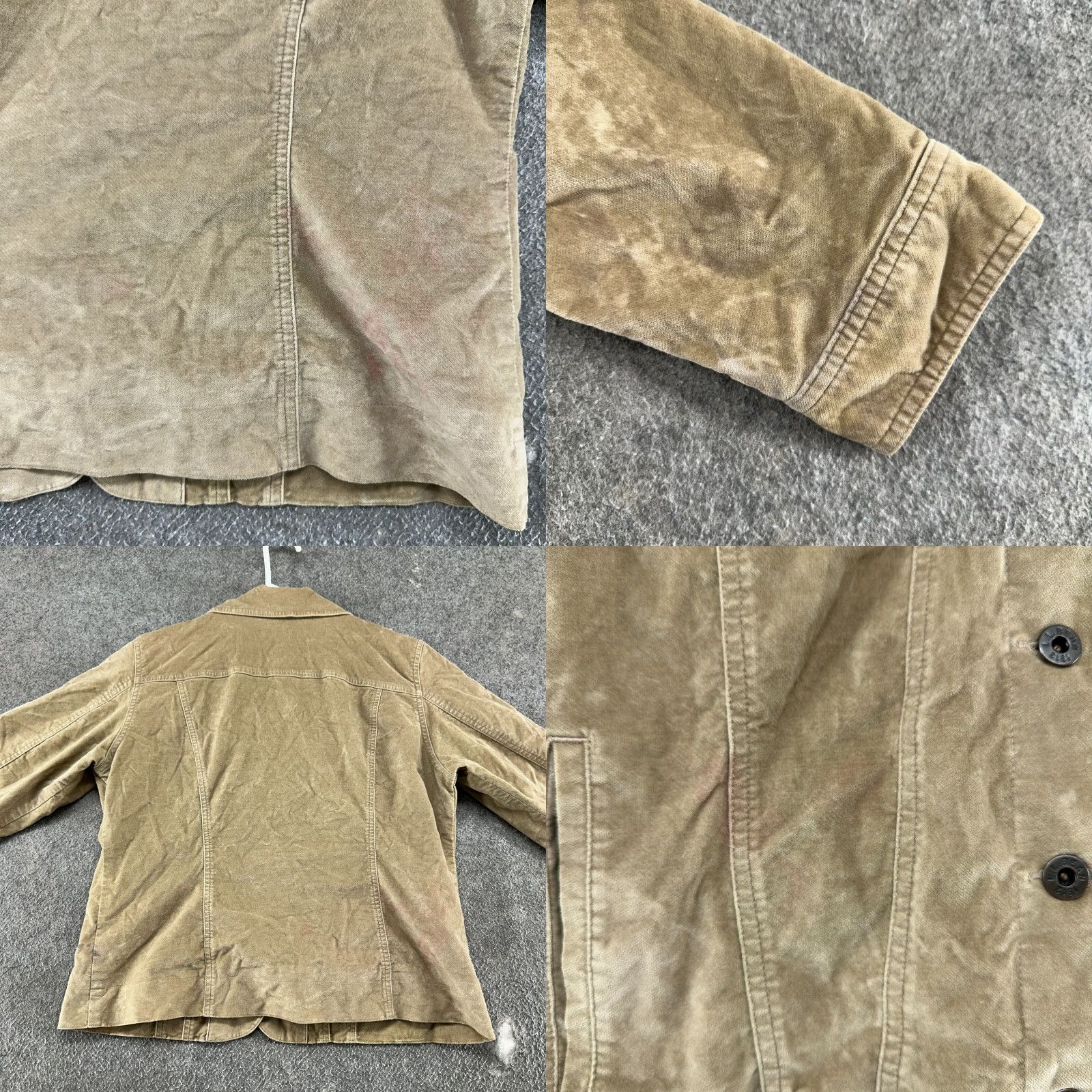 Vintage VINTAGE L.L. Bean Jacket Womens M Brown Tan Corduroy Lined Velour Velvet Cotton Western Casual 90s Mens? Girls? Size M / US 6-8 / IT 42-44 - 8 Thumbnail