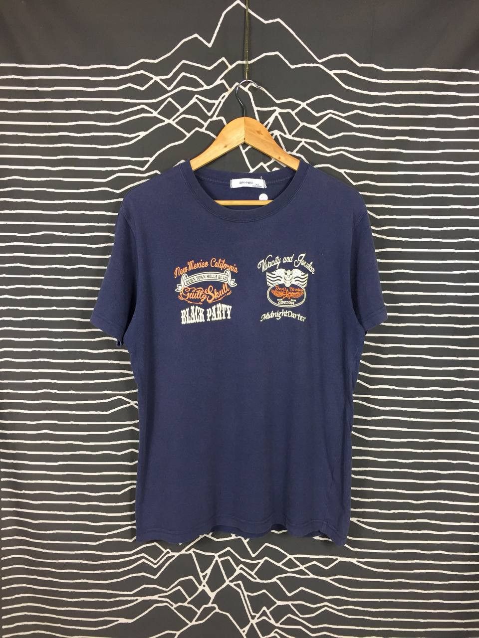 Japanese Brand × Vintage Bluegill New Mexico California Guilty Skull Tee Size US XL / EU 56 / 4 - 4 Thumbnail