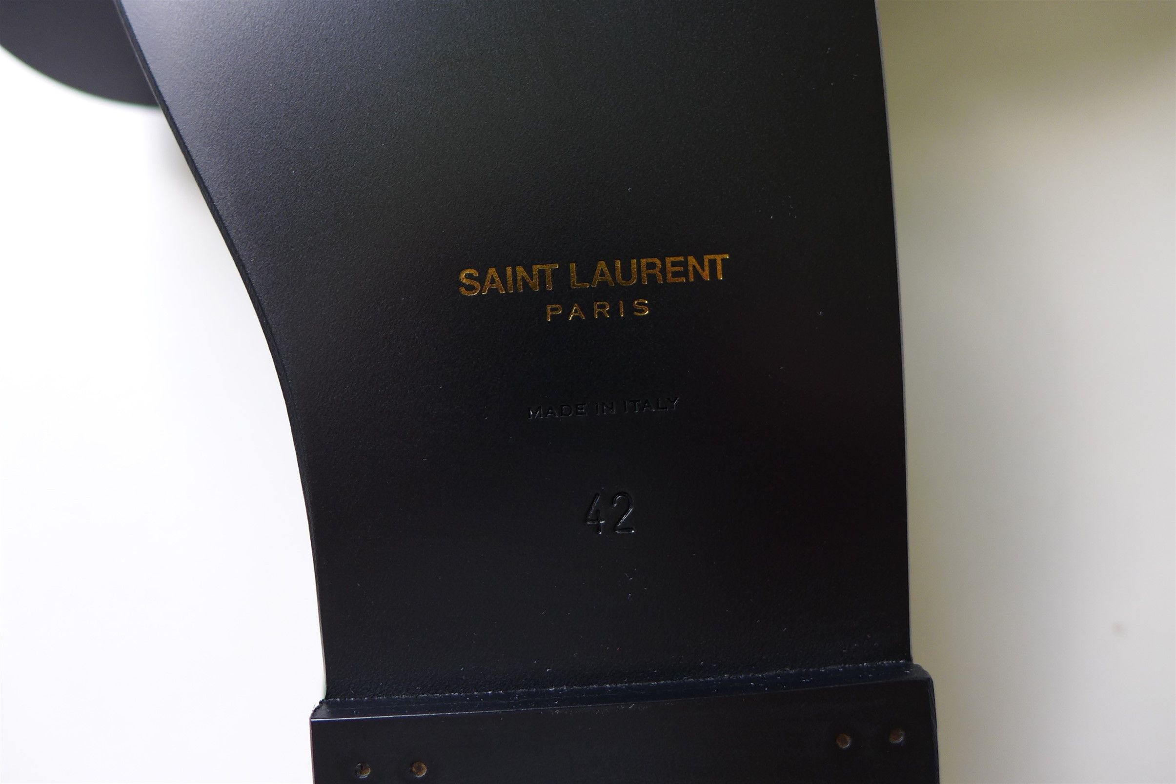 Saint Laurent Paris Saint Laurent Paris Mojave Sandals - Black Calf Leather Size US 9 / EU 42 - 18 Thumbnail