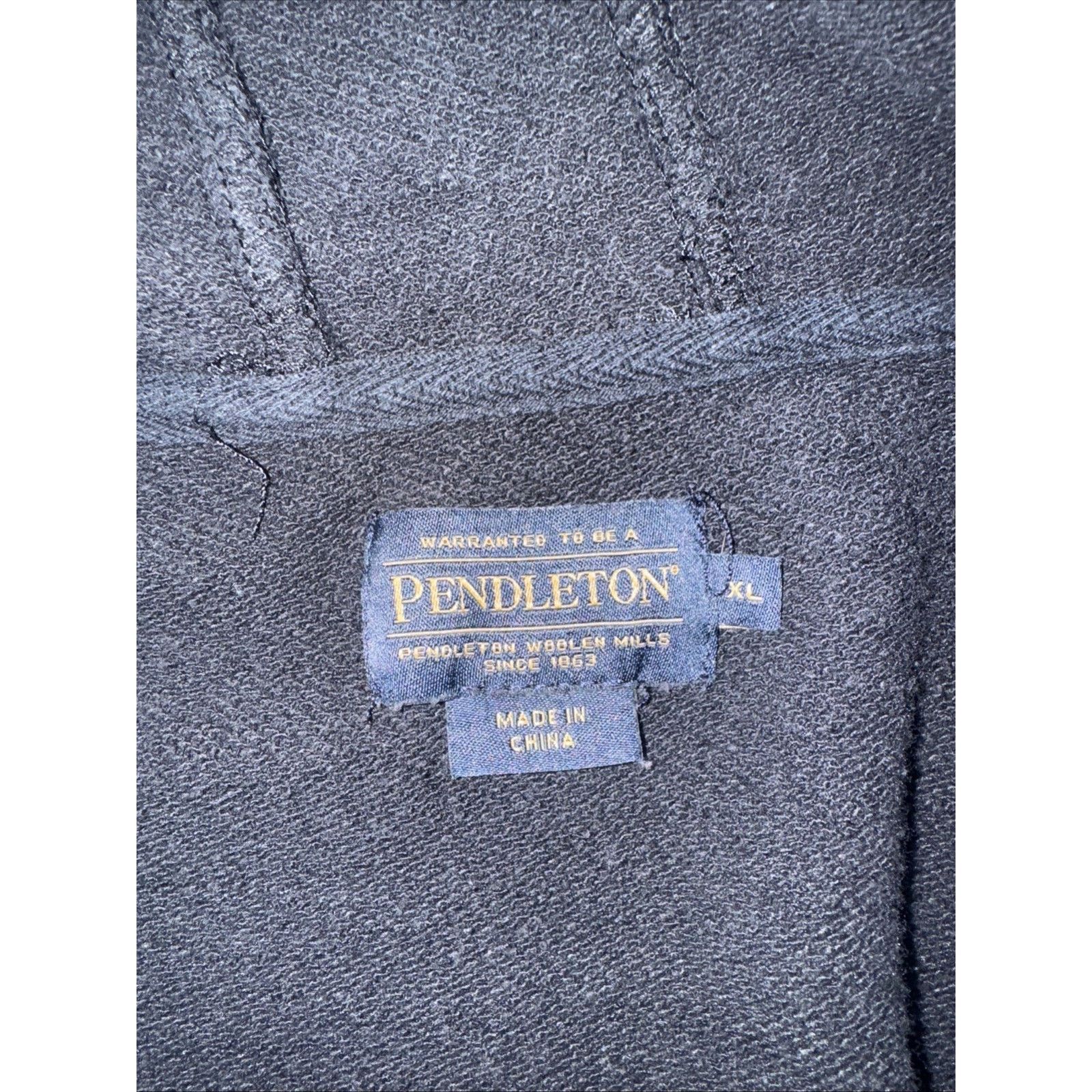 Pendleton Pendleton Whisky Full Zip Hoodie Black XL Mens Western Size US XL / EU 56 / 4 - 5 Thumbnail