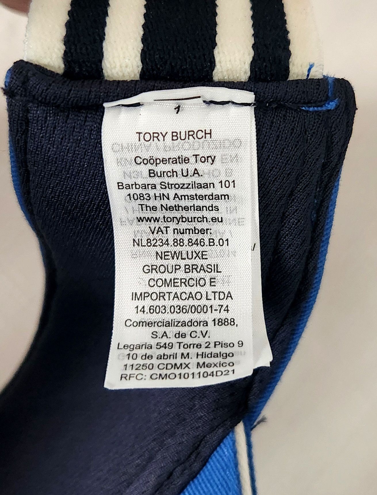 Tory Burch Tory Sport Performance Adjustable Visor OS Tennis Golf blue Size ONE SIZE - 7 Thumbnail