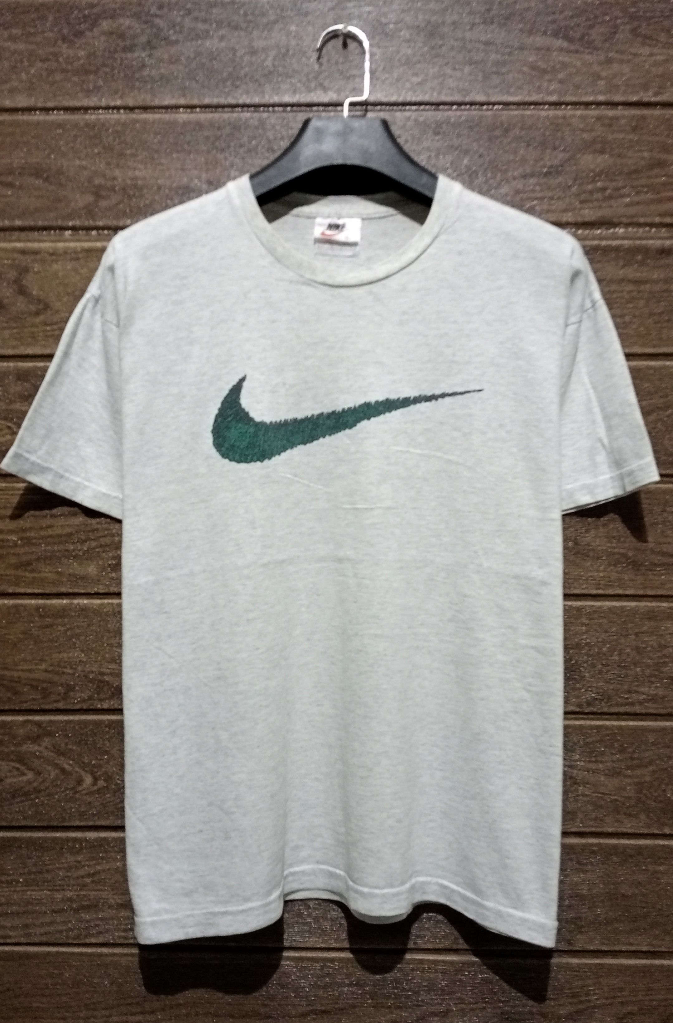 Nike Vintage '90s Nike Big Logo Tee Made in USA Size US L / EU 52-54 / 3 - 1 Thumbnail